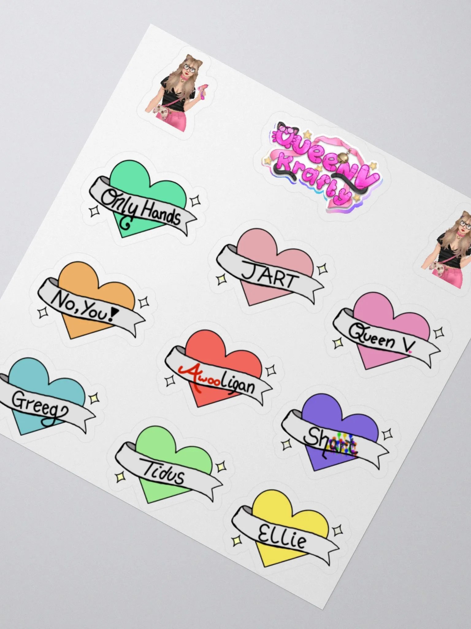 QVK Badges Stickers! product image (4)