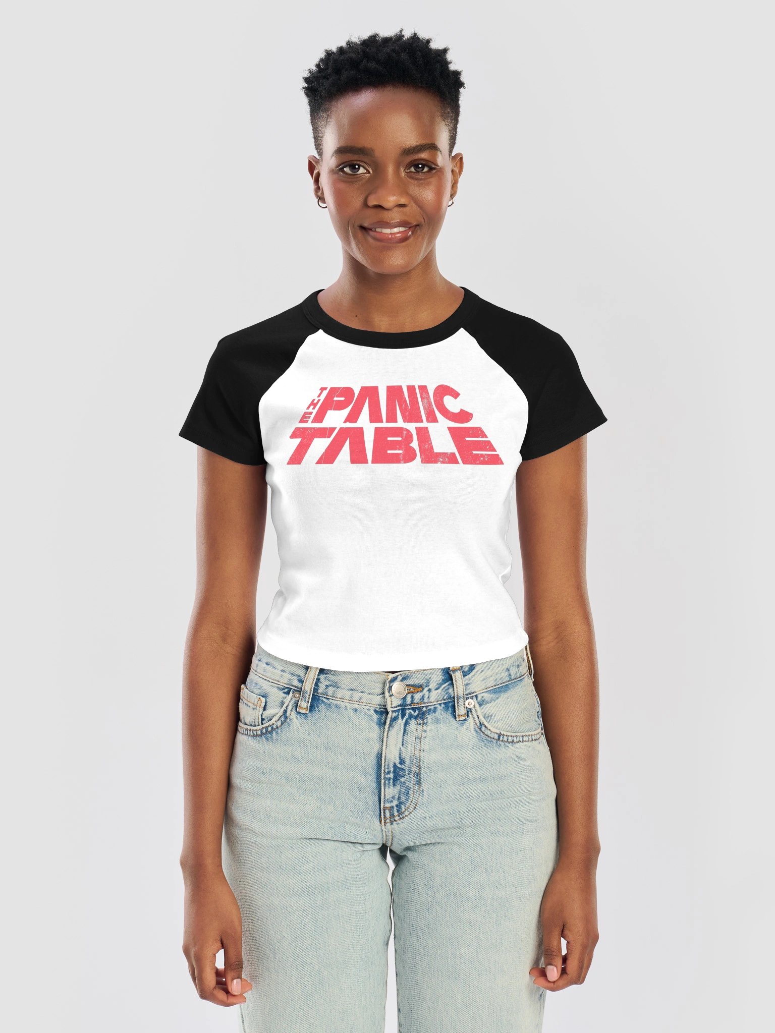 The Panic Table Vintage Baby Tee product image (3)