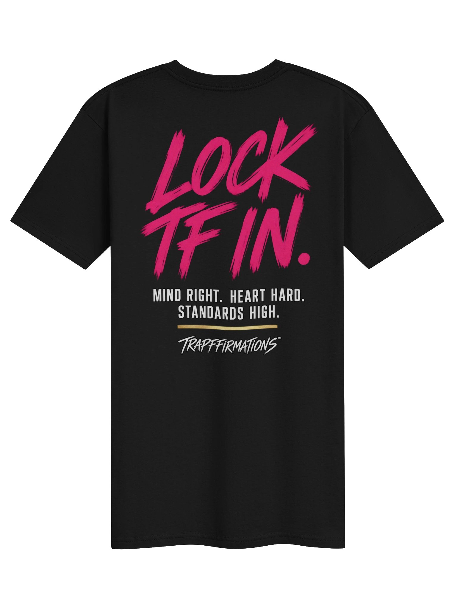 LOCK TF IN. • The Statement Tee | Black product image (2)