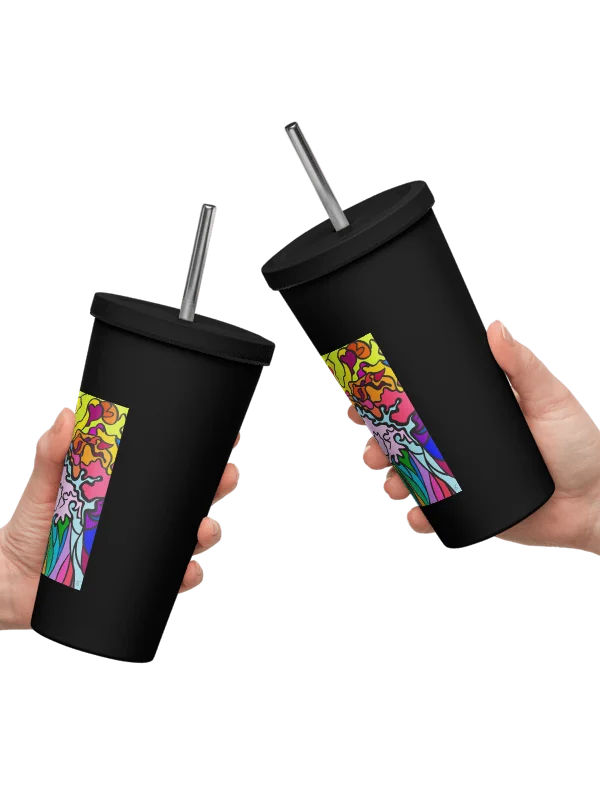 Cosmic Swirl Insulated Tumbler - Wave at Sunset product image (19)