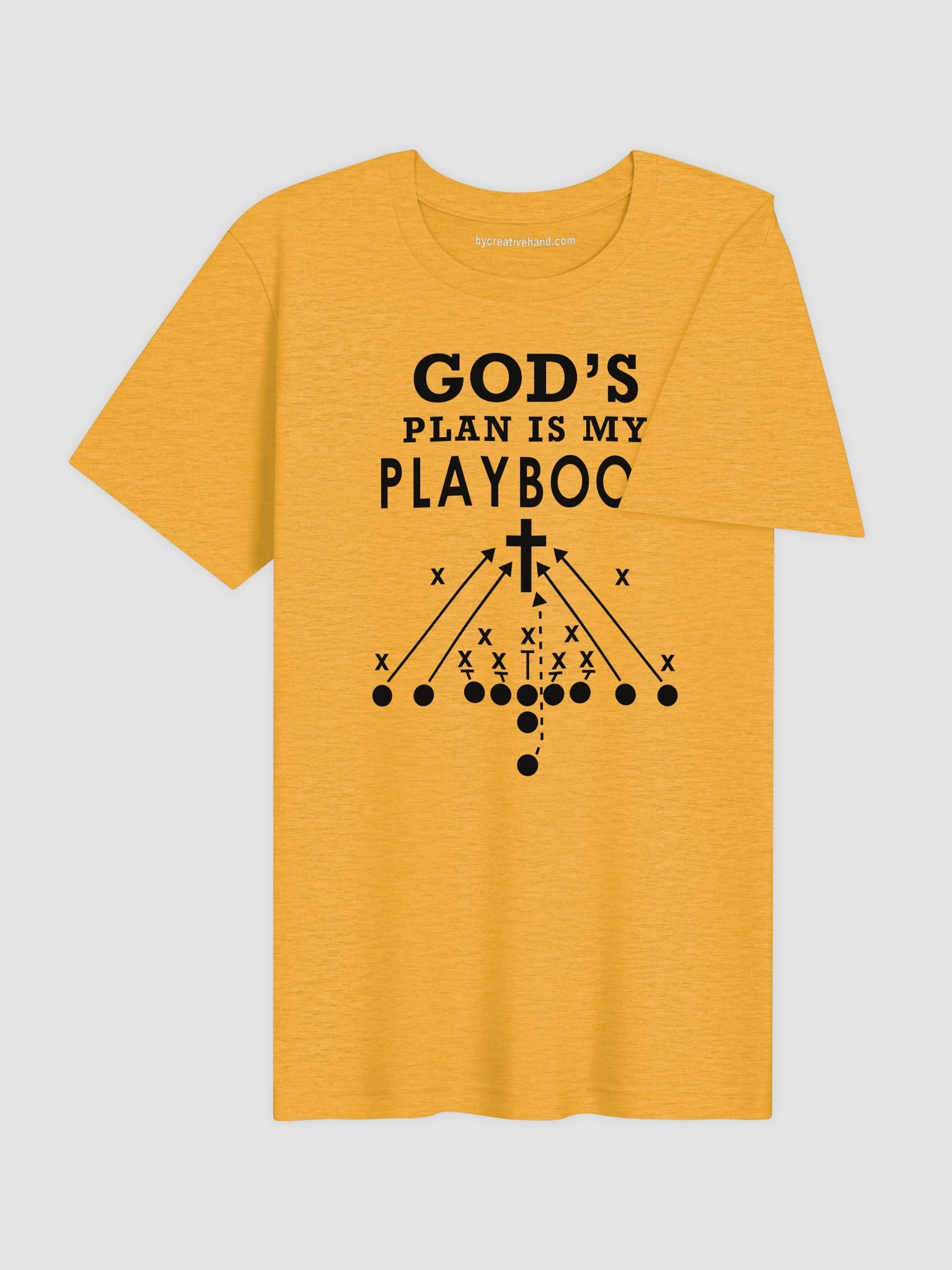 God's Plan is my Playbook (26) T-Shirt product image (4)