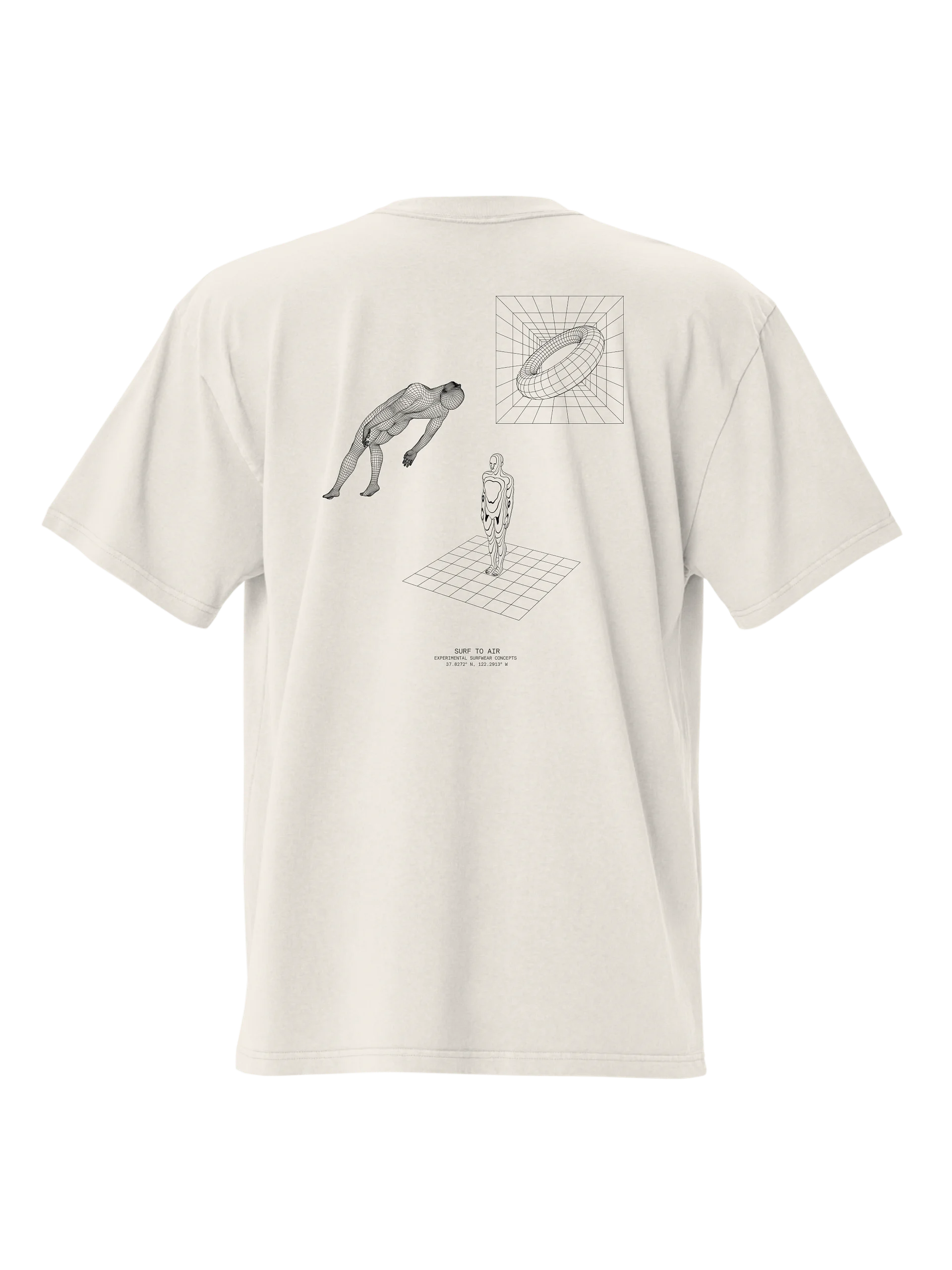 Ascend | Oversized Tee (Bone) product image (1)