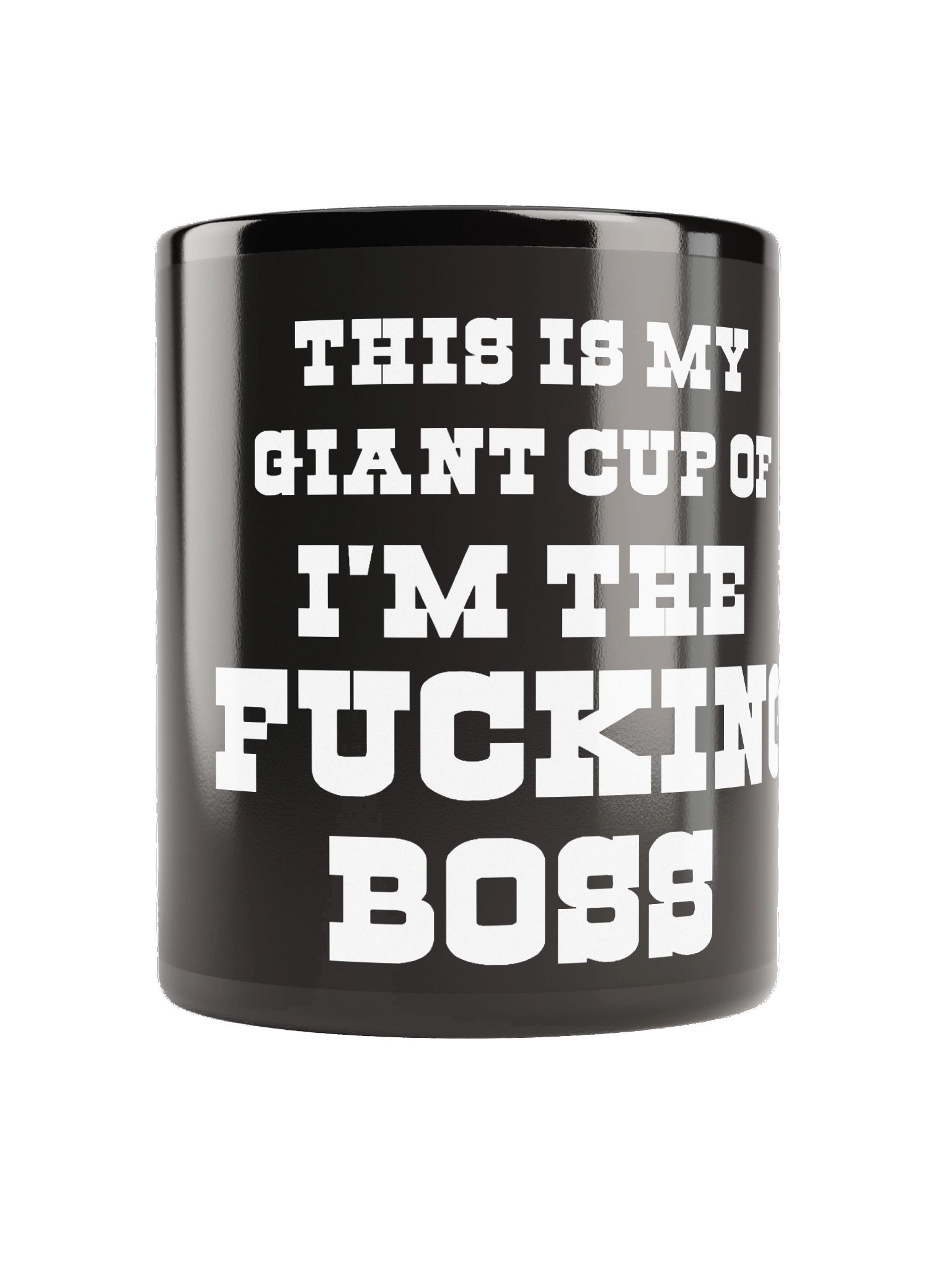 The “My Giant Cup!” Black Glossy Mug product image (3)