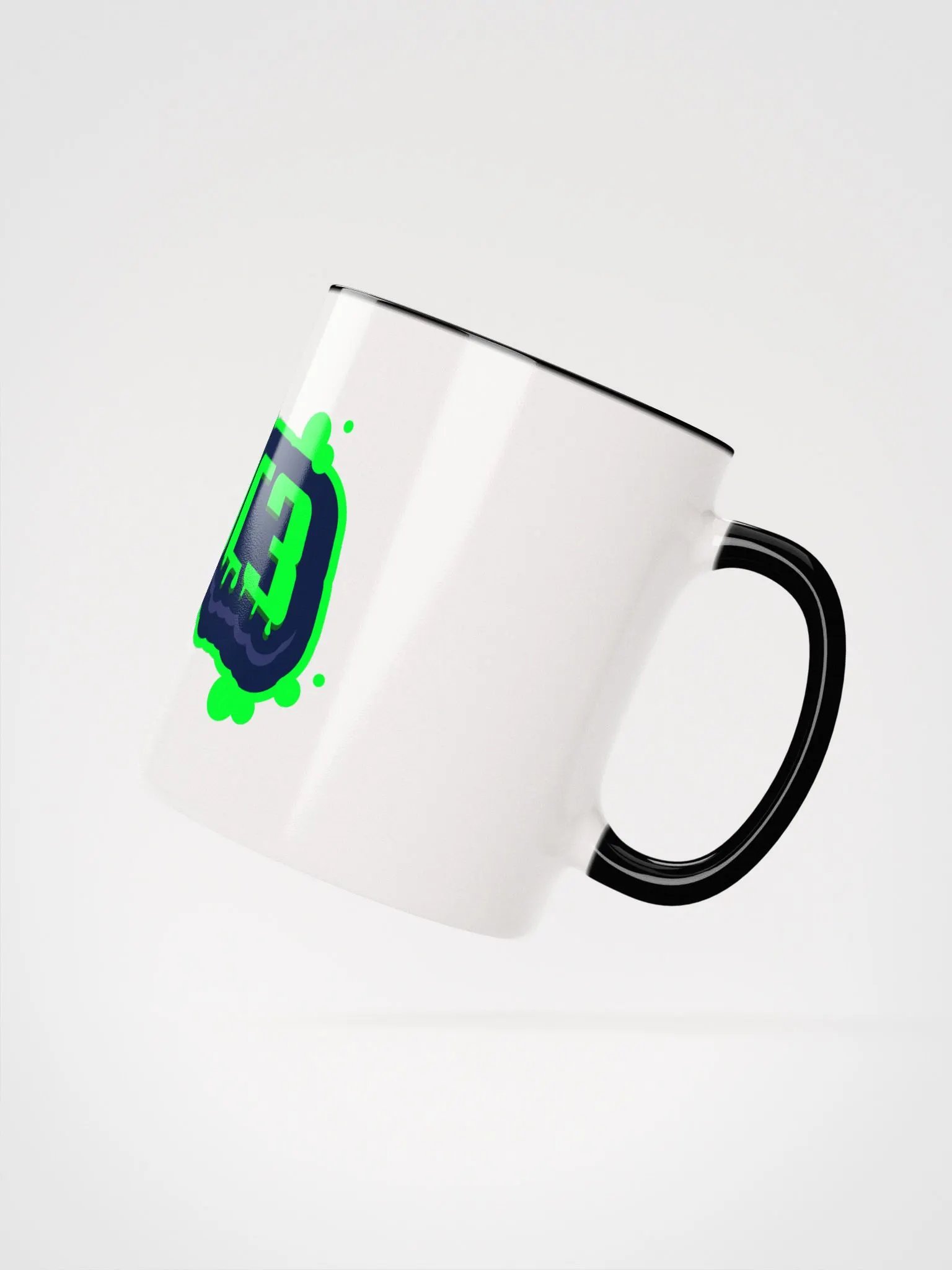 Acidfac3 Text Logo with colored handle Mug product image (5)