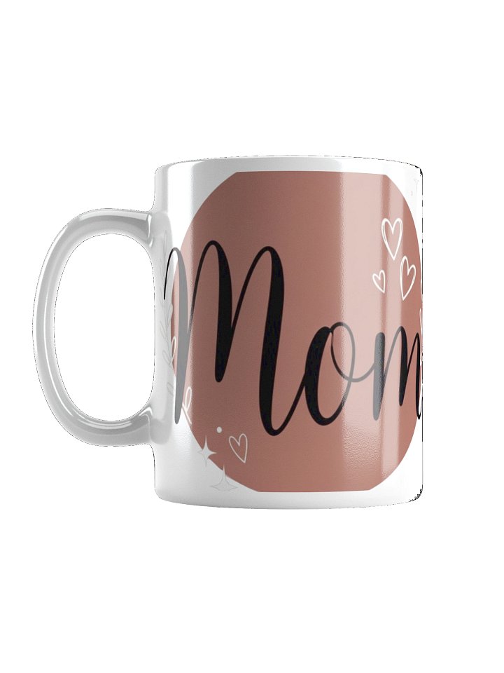 Minimalist Pastel Circle Mom Ceramic Mug product image (1)