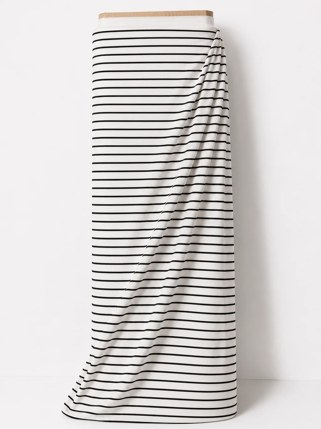 Black and White Stripes DBP Fabric product image (2)