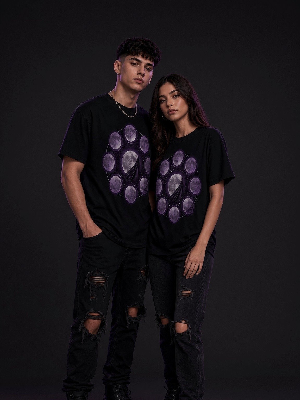 Midnight Veil — Veiled Moon Phases Tee product image (1)