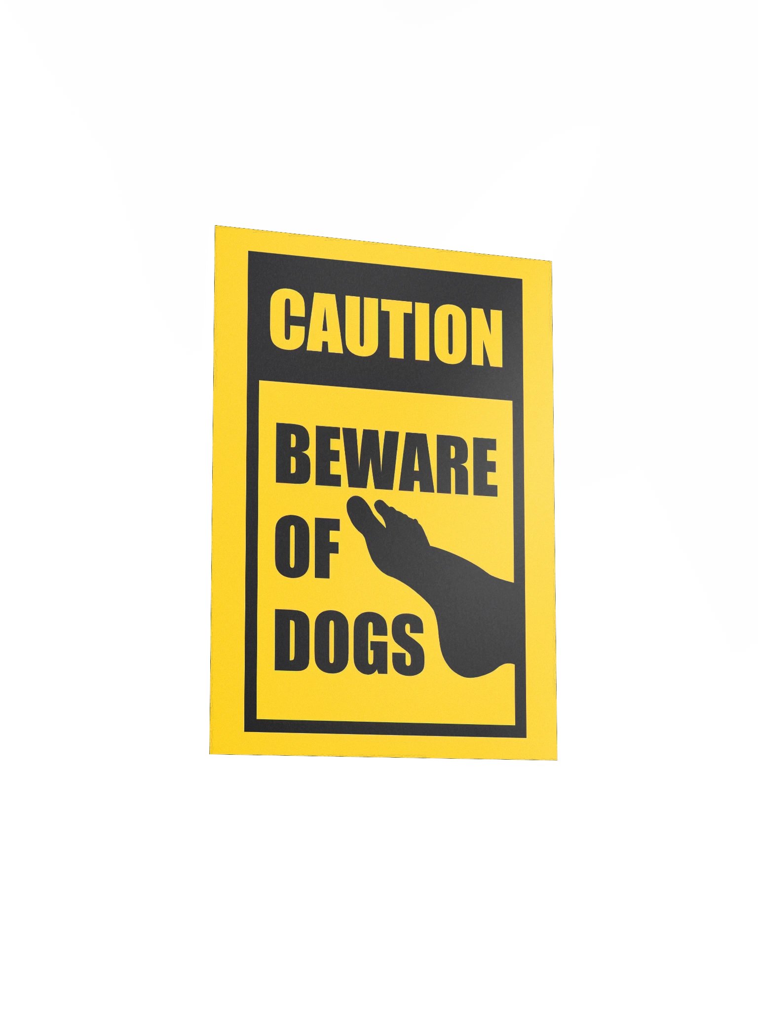 Caution: Beware of Dogs Funny Gag Poster product image (6)