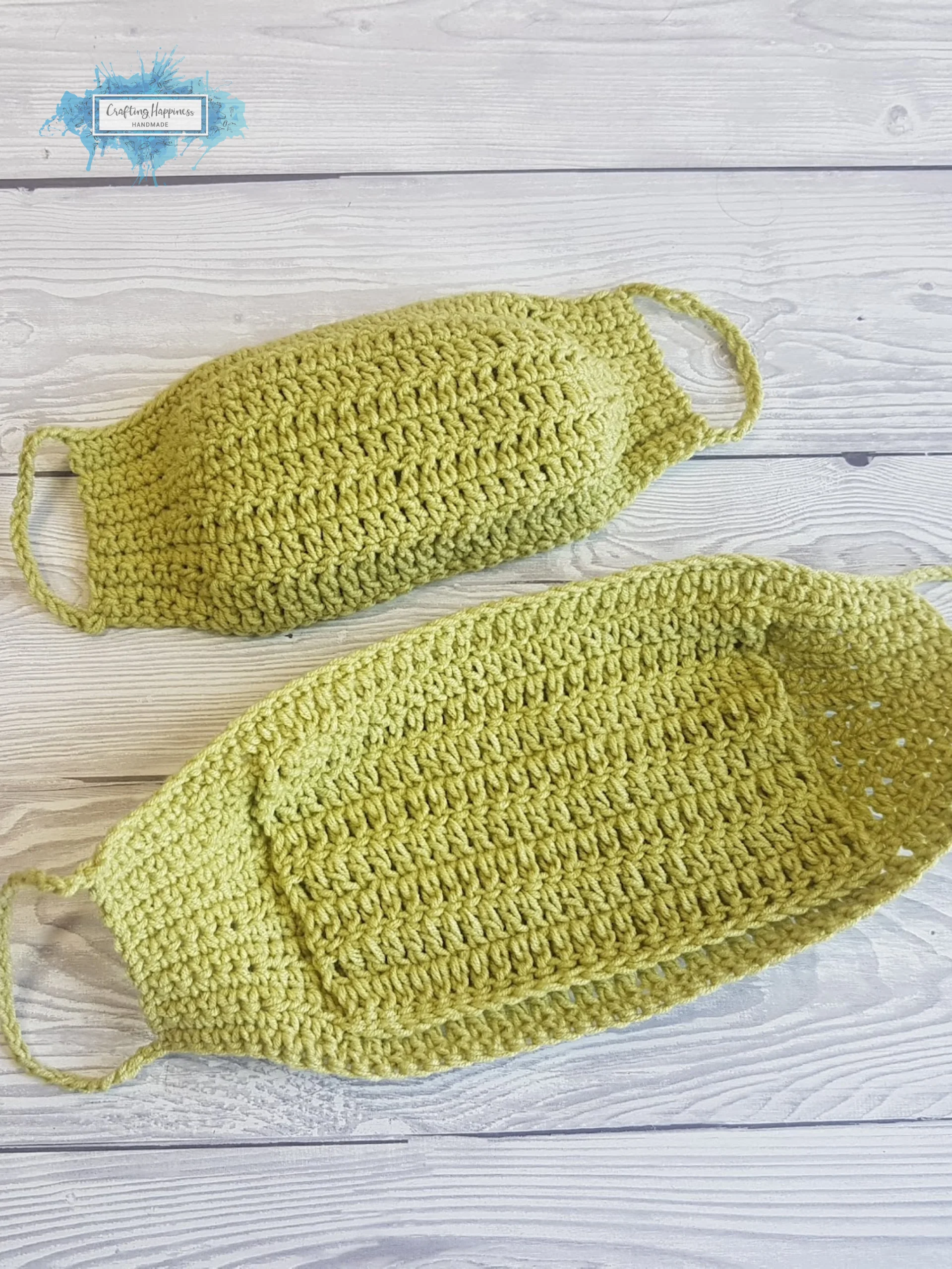 Crochet Face Mask Pattern With Filter | Adult & Child Sizes (PDF Pattern) product image (5)