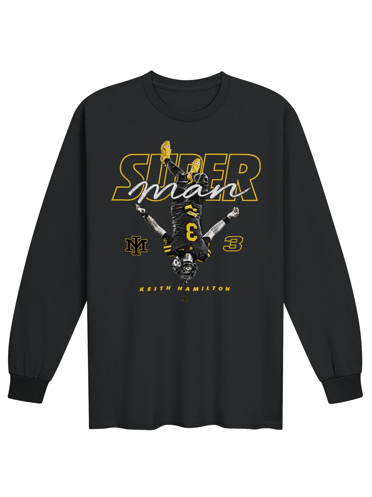 Keith Hamilton #3 — Breakthrough Black Long Sleeve product image (1)