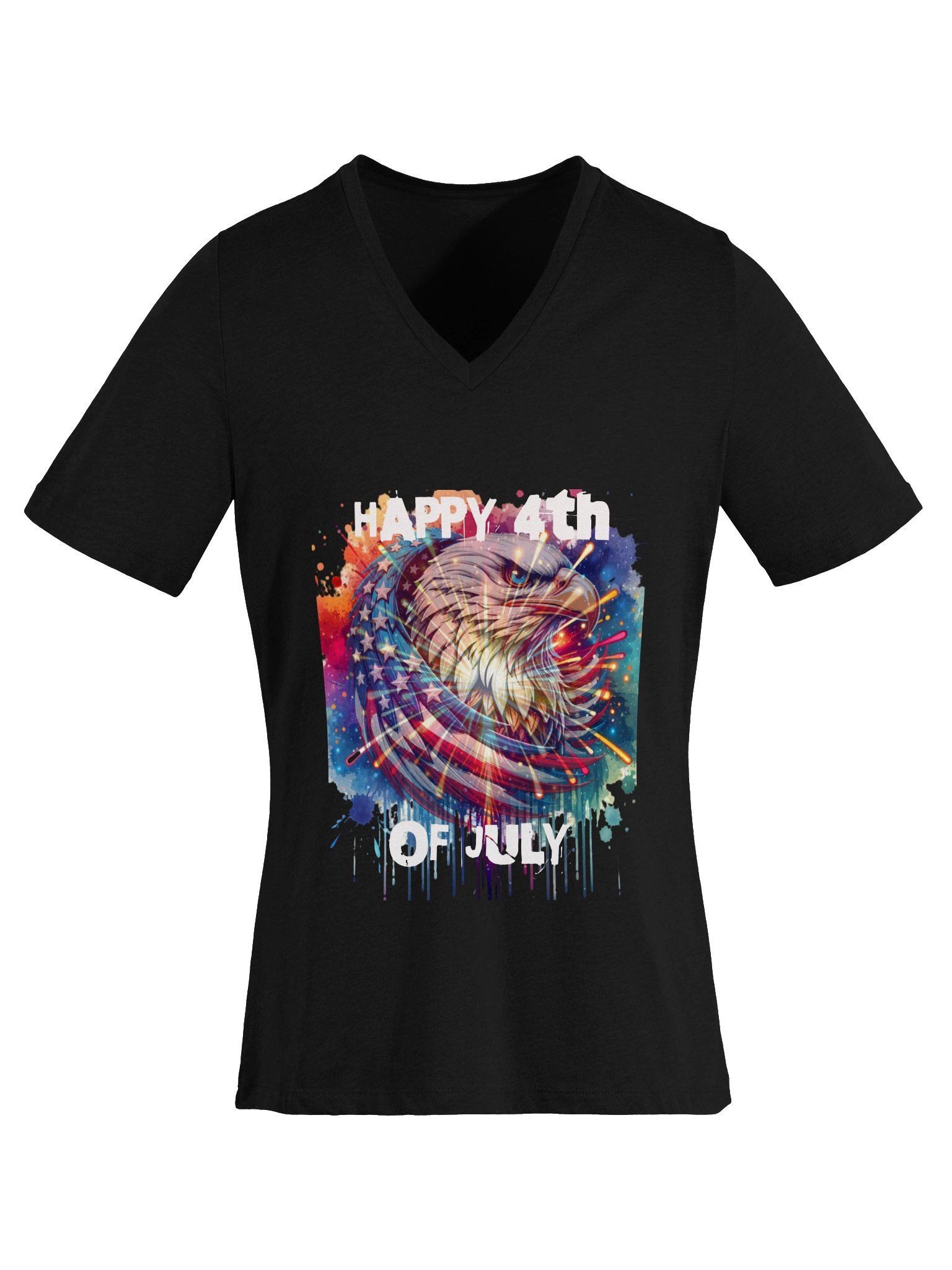 Womans V neck 4th Of July product image (21)