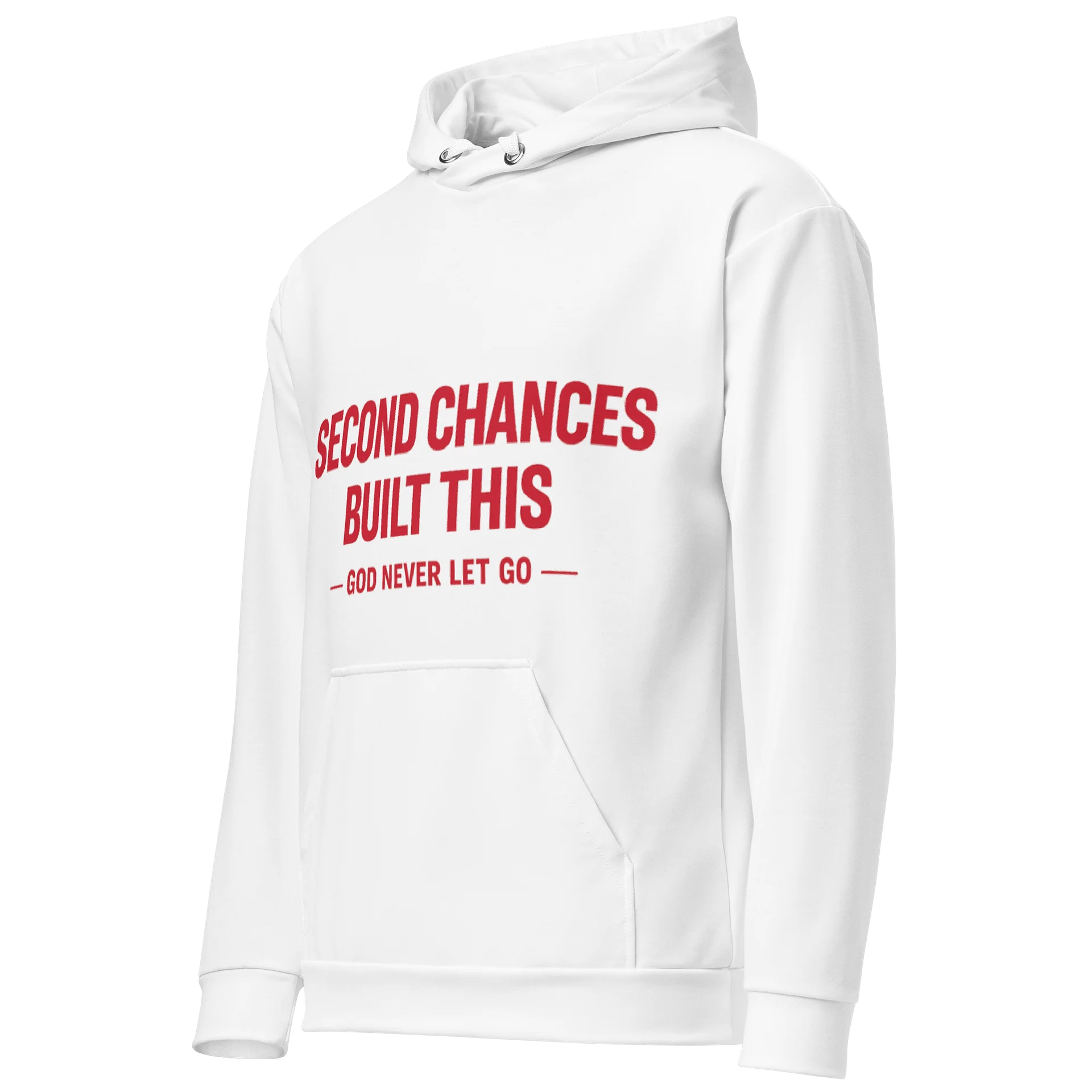Second Chances Built This Hoodie – Red Edition product image (3)