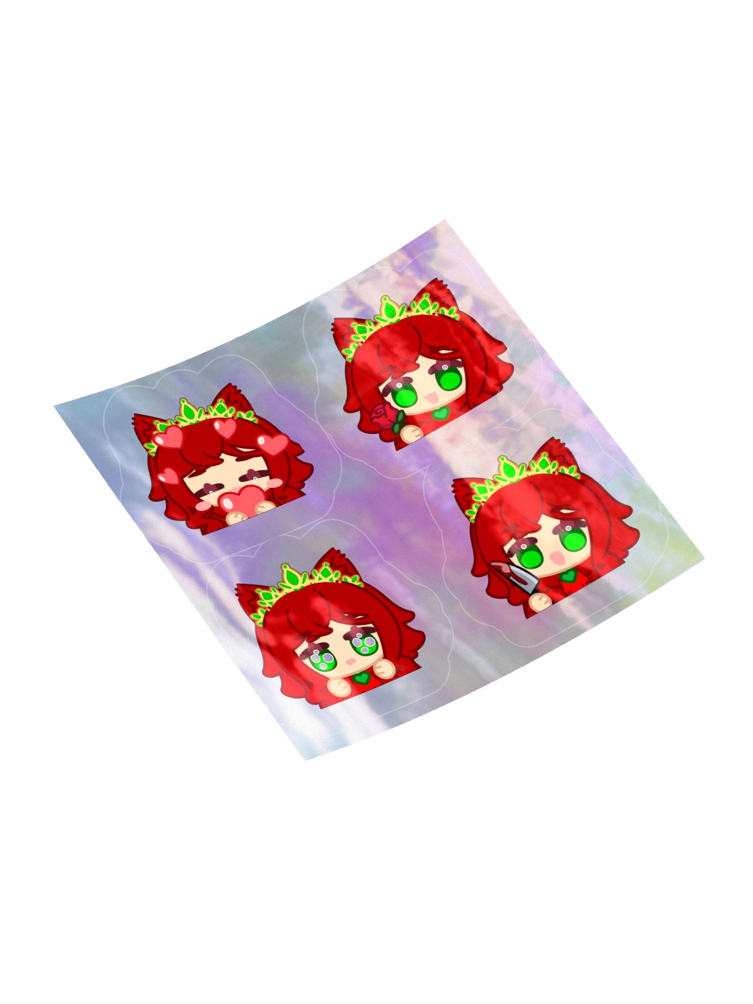 holo chibi sticker product image (10)
