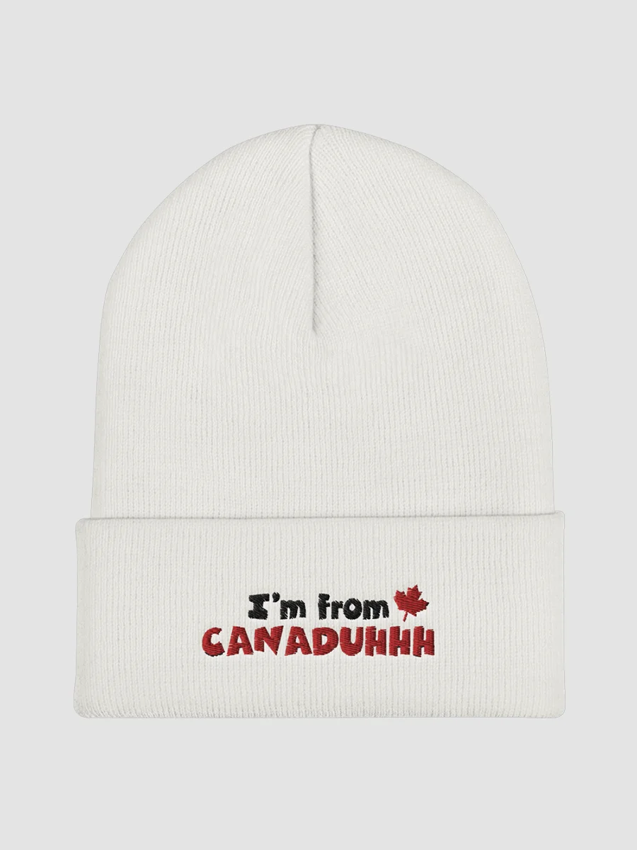 Canaduhhh White Beanie product image (1)