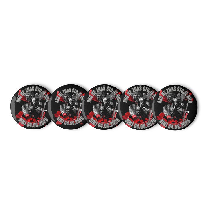 AKO NE ZNAŠ ŠTO JE BILO - KOMPLET 5 BEDŽEVA product image (1)
