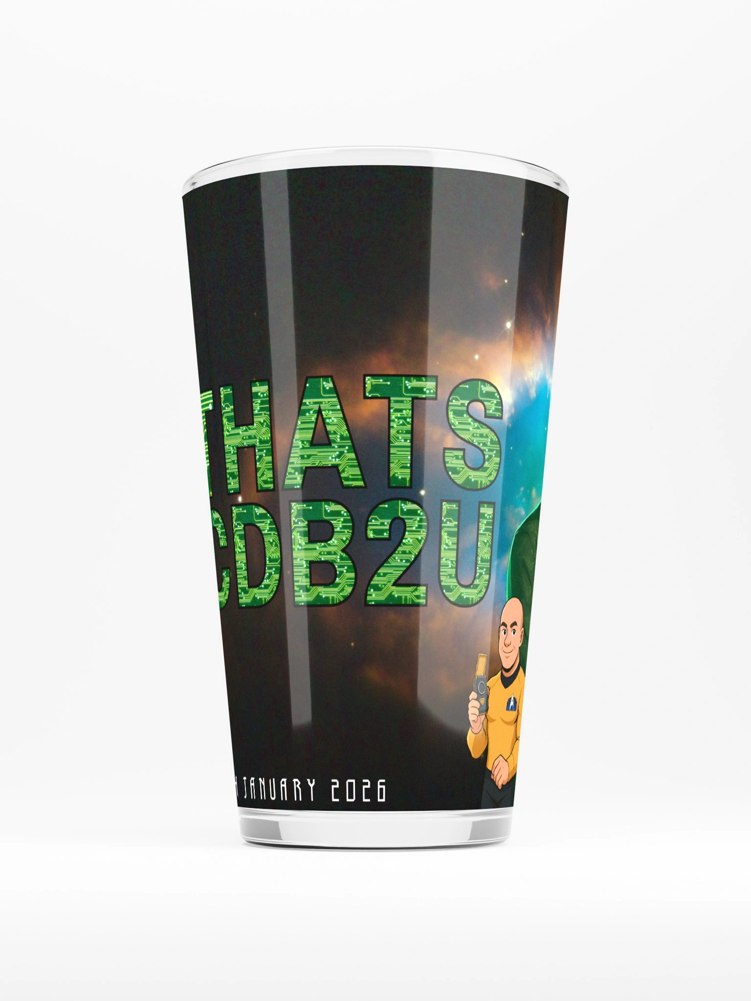 The Collective Must Grow – Twitchaversary Pint Glass product image (2)