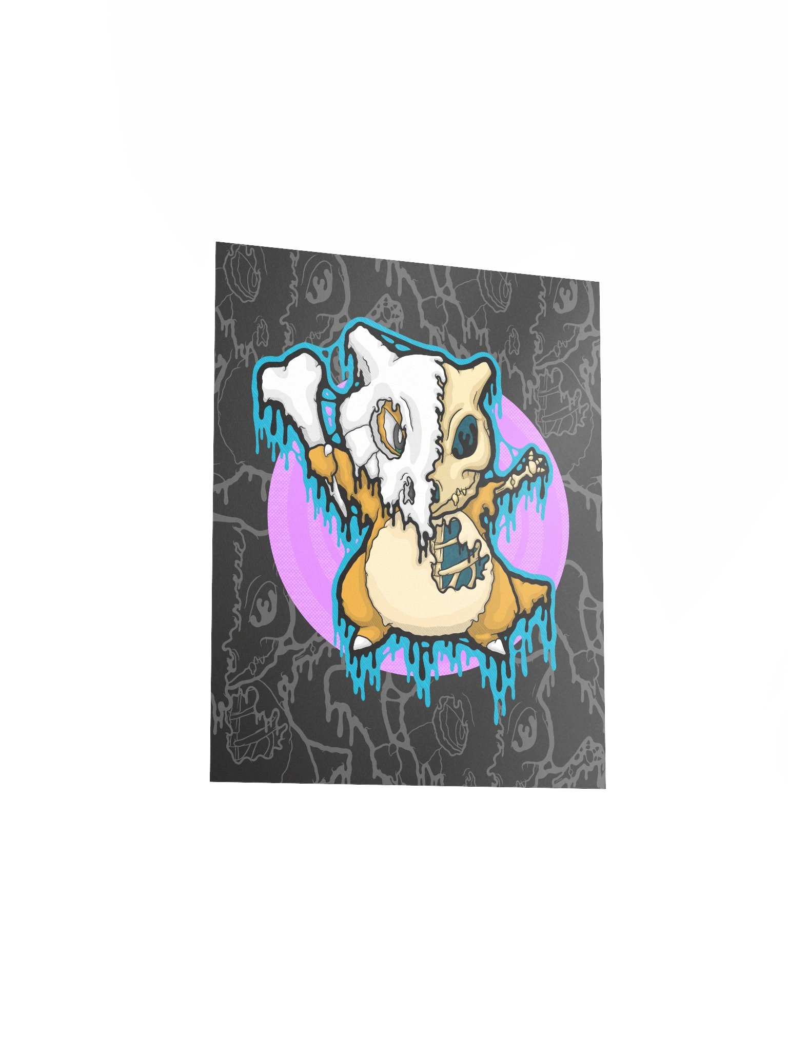 Drippy Bone Mask Skeleton Poster product image (9)