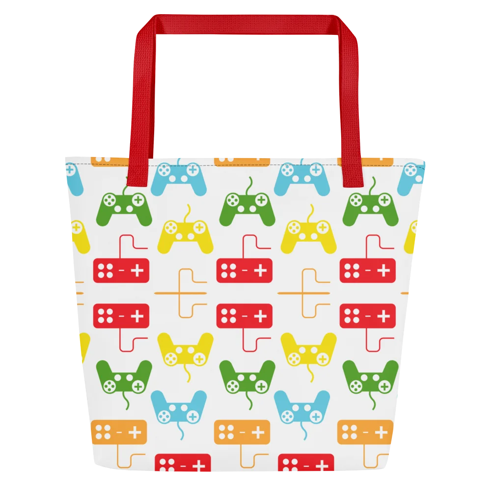 Colorful Gamepad Pattern Tote product image (3)