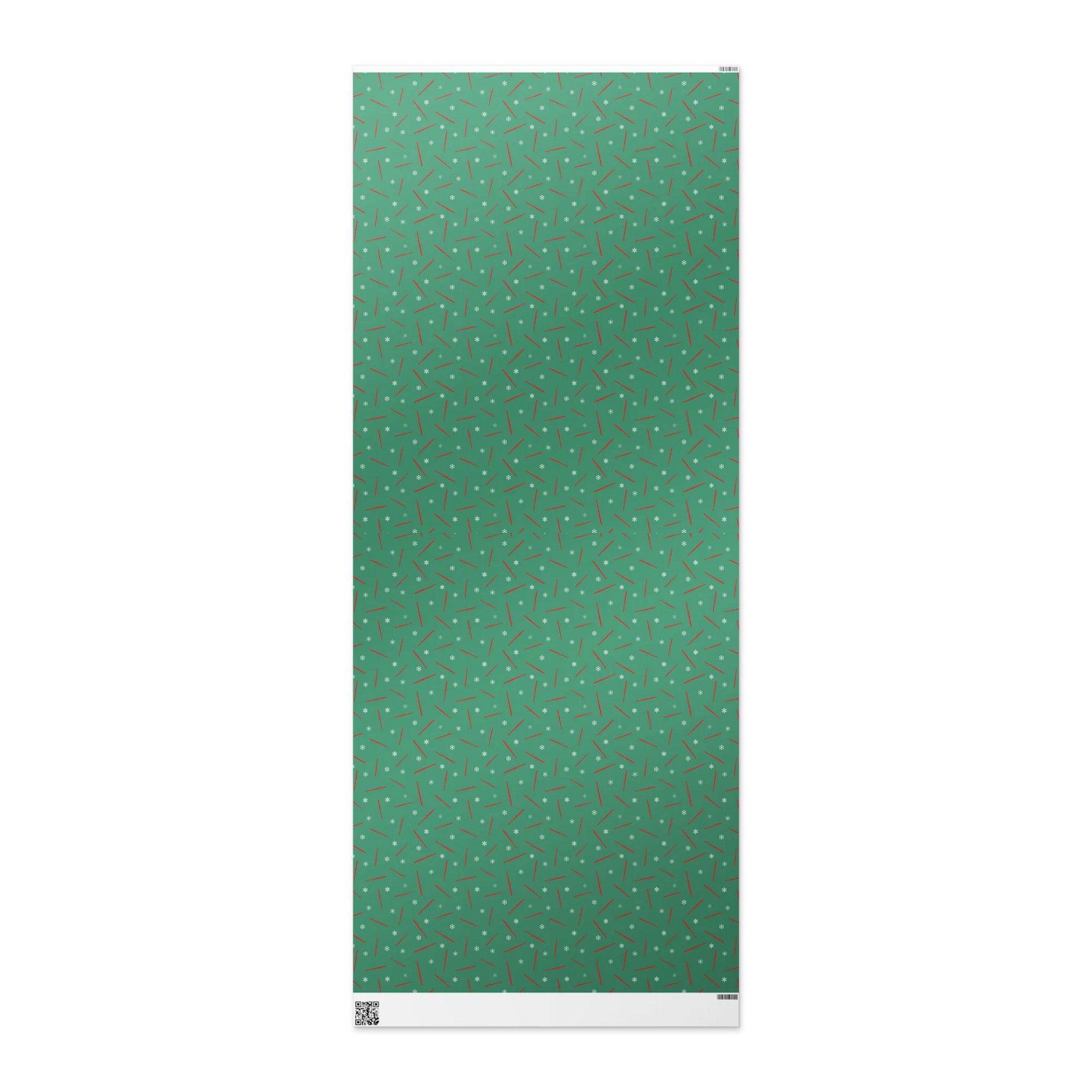Scattered Flutes Gift Wrap Roll - Green C Flute 30 x 72 product image (2)