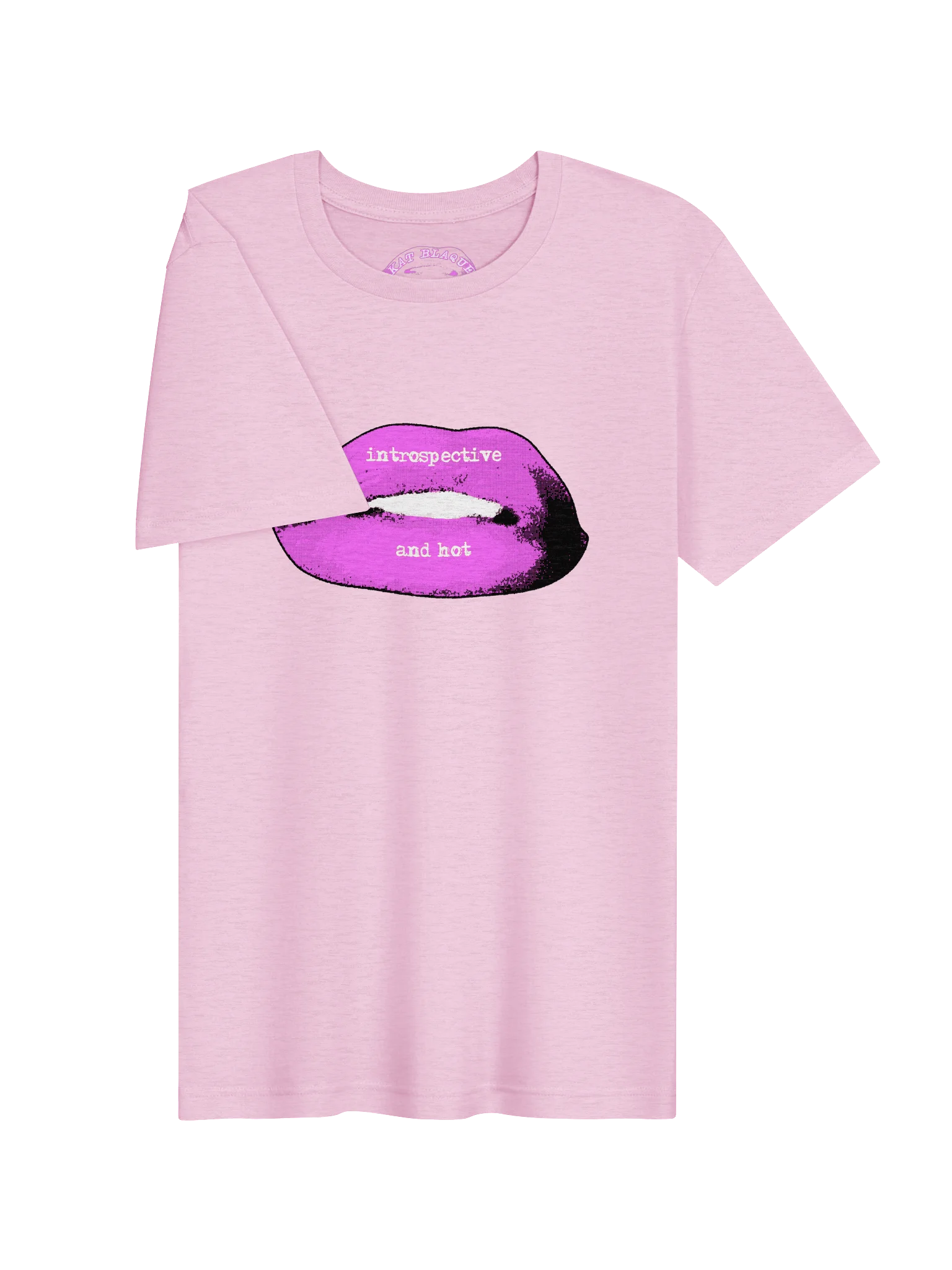 Pink and Lilac Hot and Introspective Lips Tee product image (3)