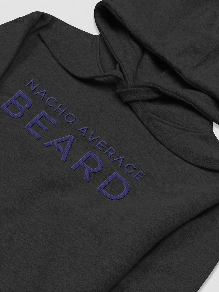 Men's Nacho Average Beard Hoodie (Navy Embroidery) product image (2)