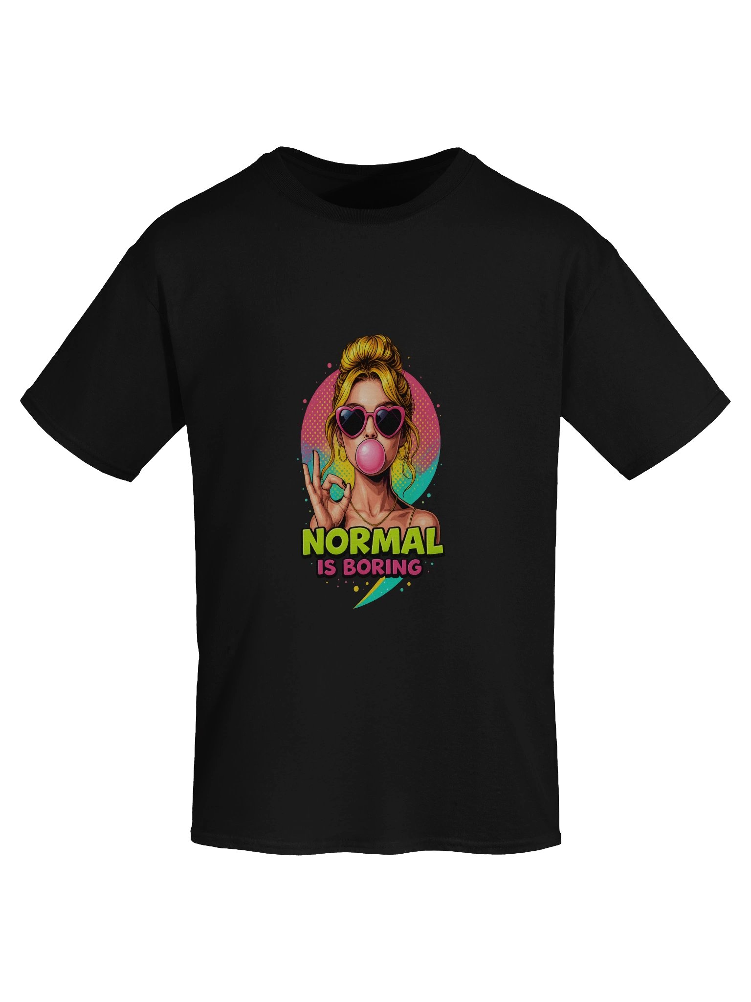 Pop Art 'Normal is Boring' Tee product image (5)