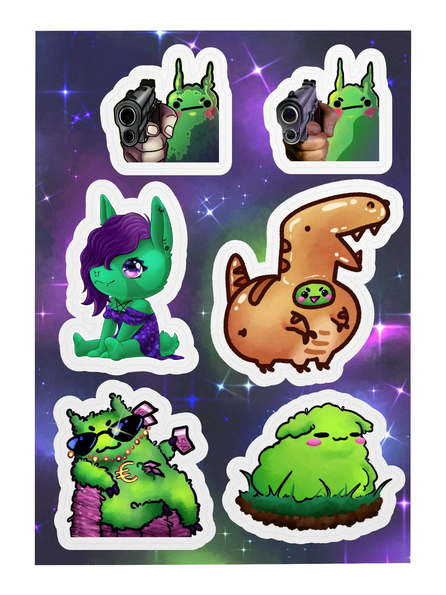 HneuHorde w/ Sitter - Sticker Sheet product image (3)
