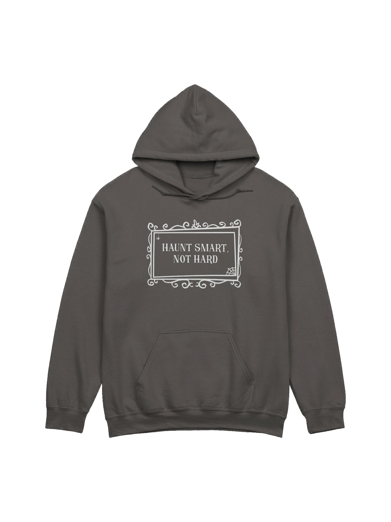 [UM Designs] Haunt Smart - Unisex Pullover Graphic Hoodie [black letters] product image (1)