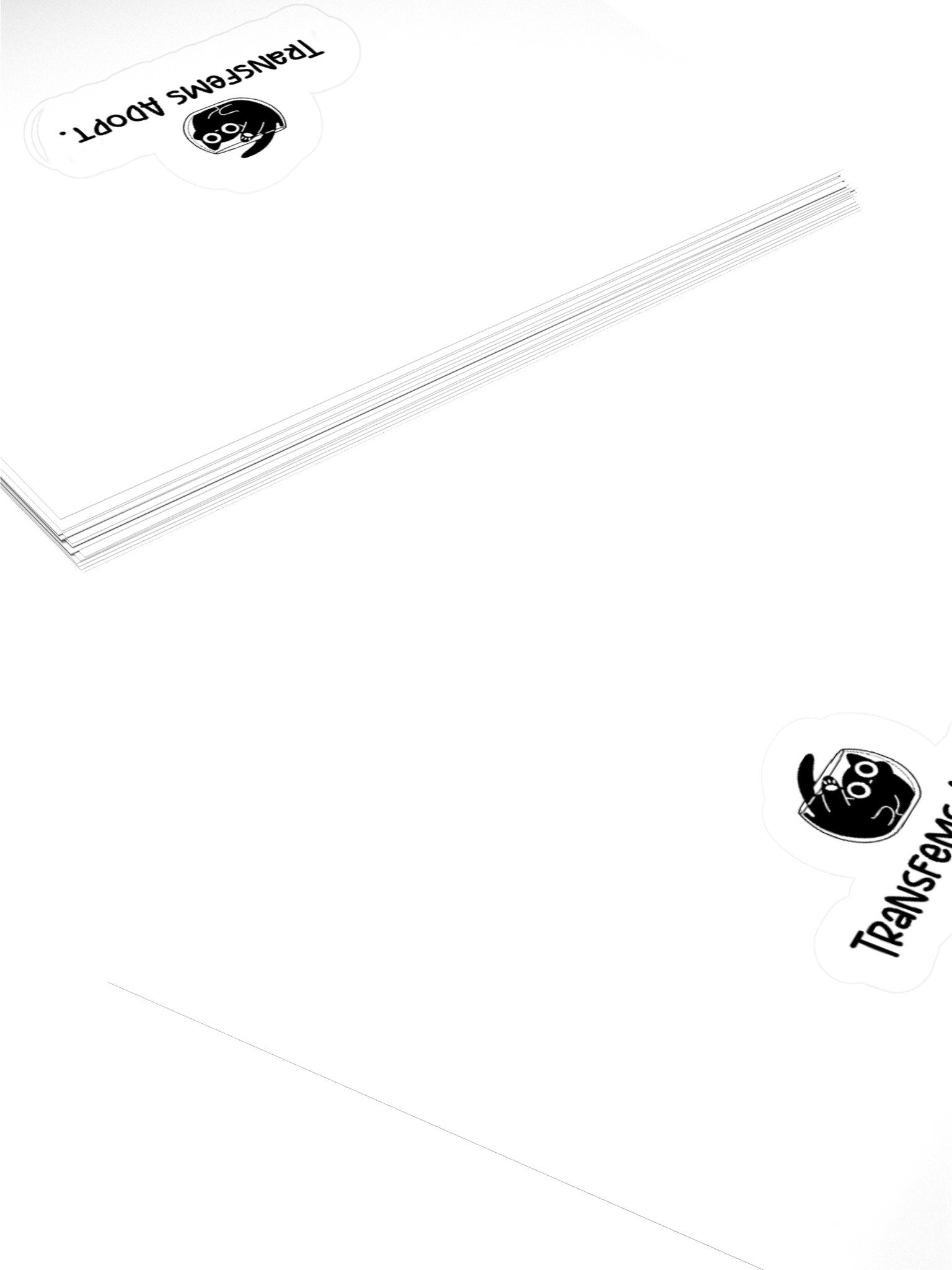 Transfems Adopt Kisscut Sticker product image (4)