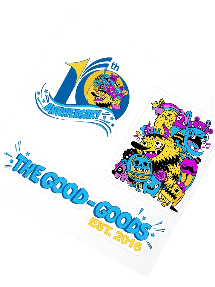The Good-Goods 10th Anniversary Sticker Sheet product image (2)