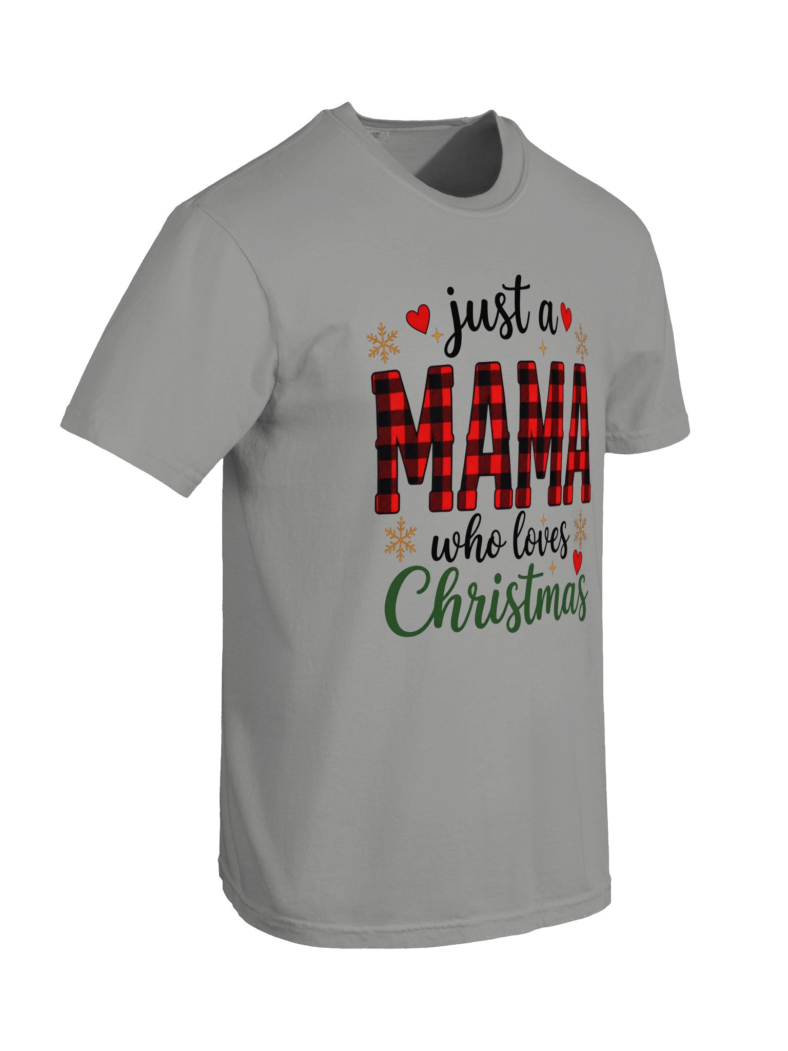 Just A Mama Who Loves Christmas T-shirt product image (26)