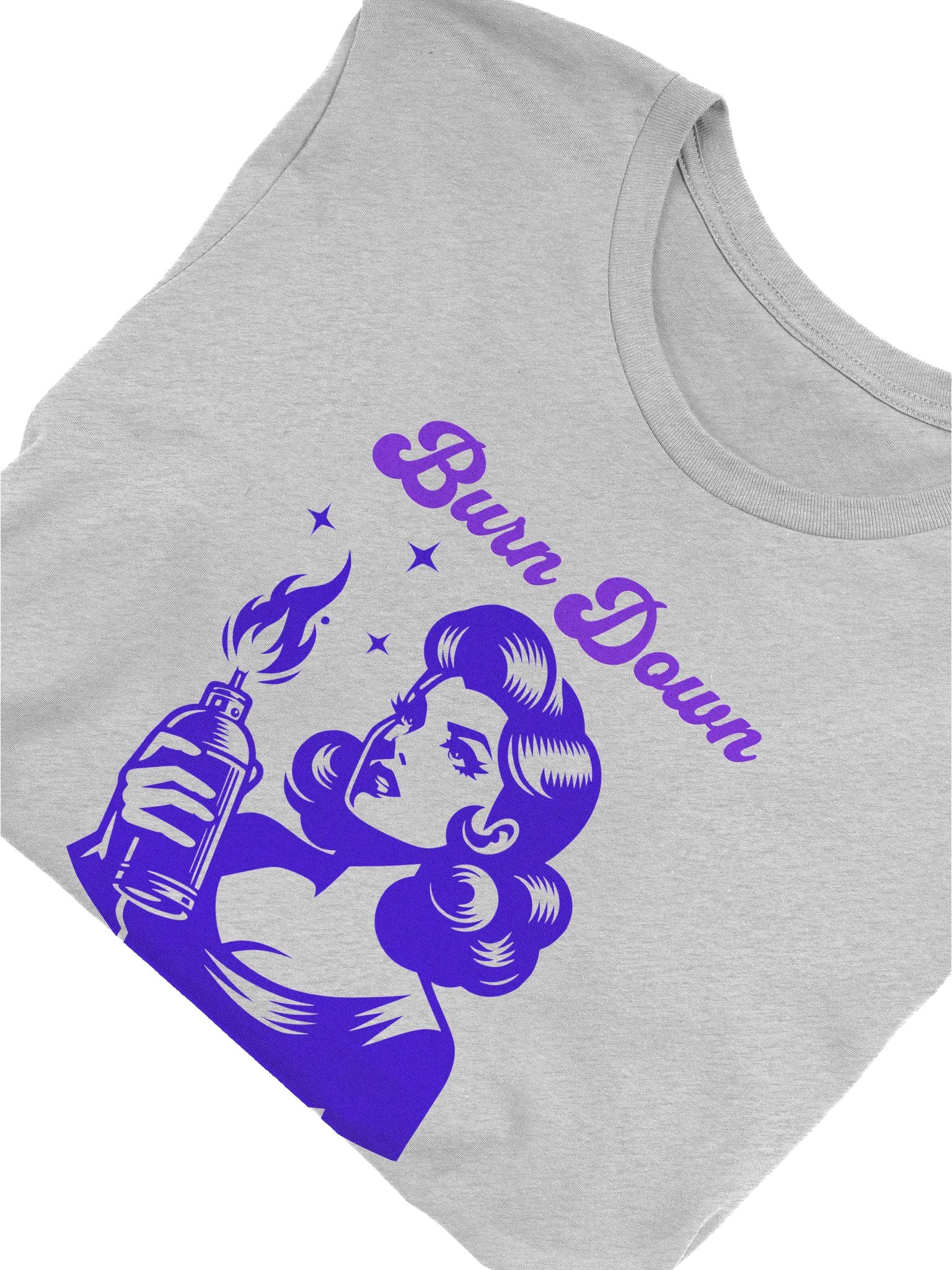Burn Down The Oligarchy Retro Supersoft T-shirt product image (5)