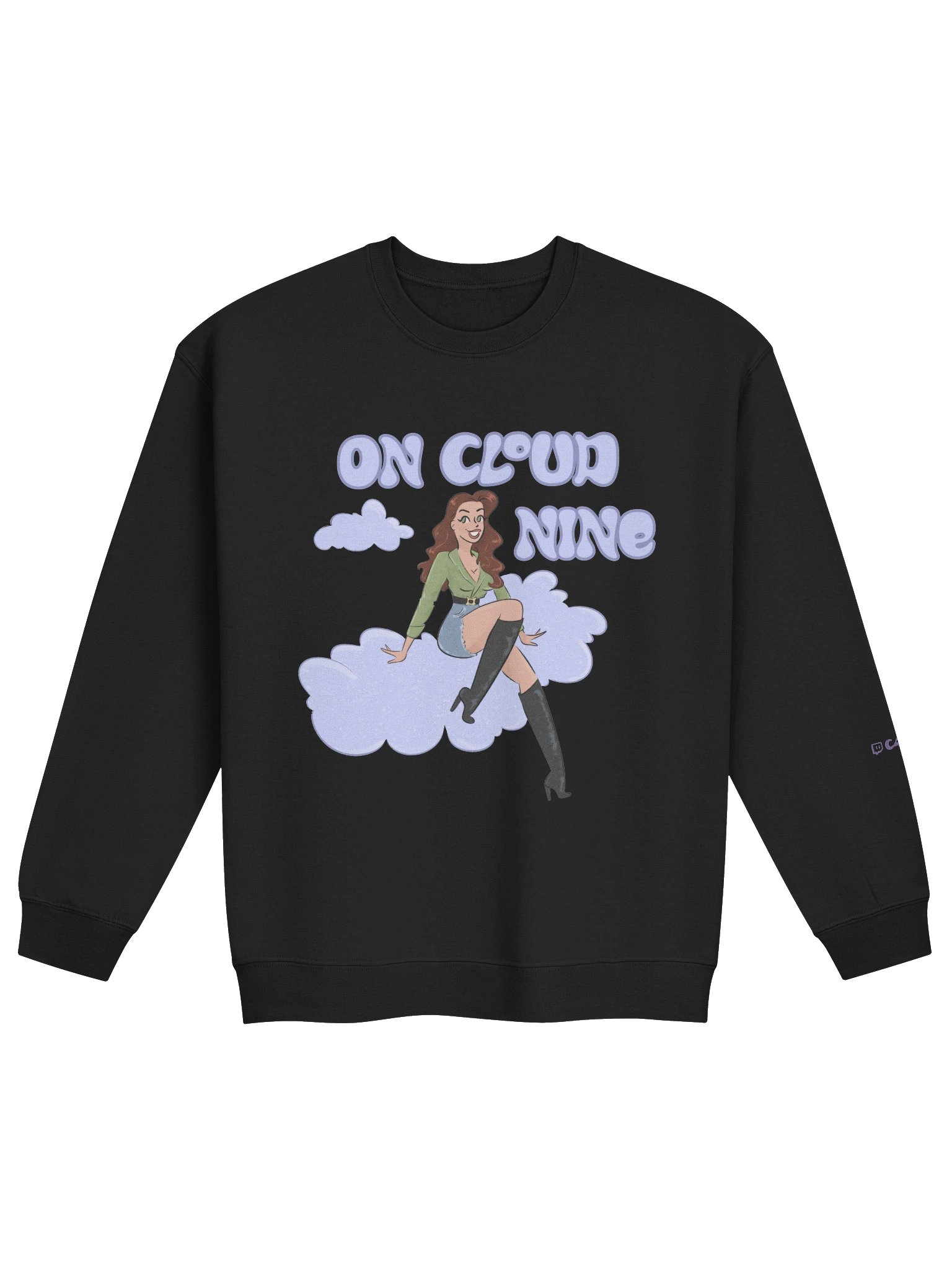 "On Cloud Nine" Gildan Crew product image (3)