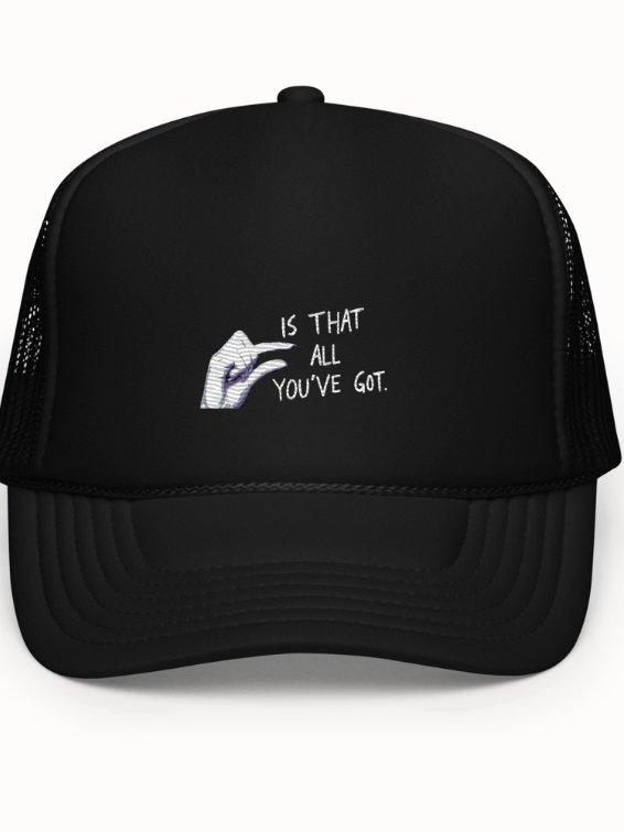 Sassy Gesture Foam Trucker Hat product image (1)