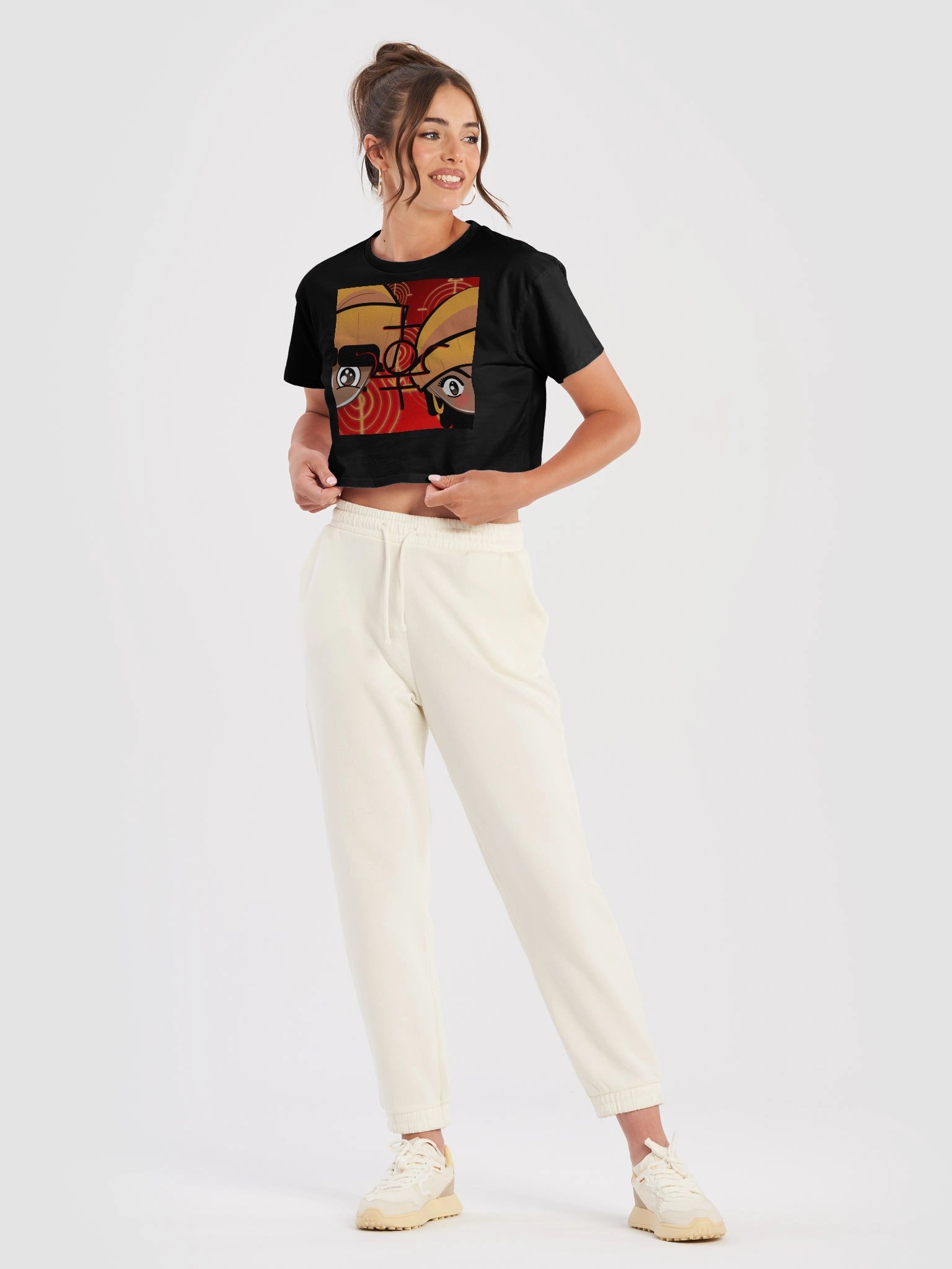 THOUGHT CRIMEZ FIRE ELEMENT CROP TOP product image (3)