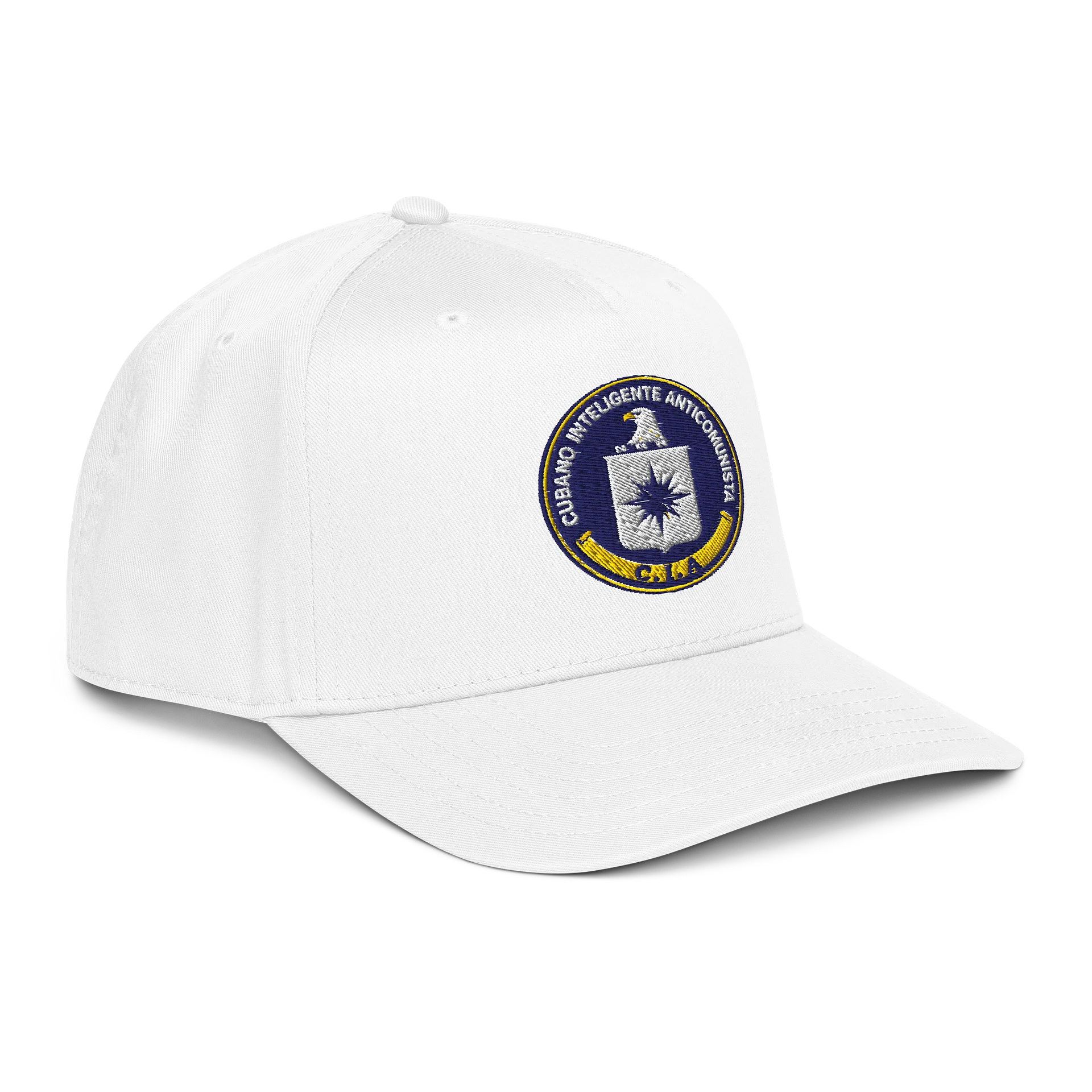 Gorra Blanca Bordada CIA product image (4)