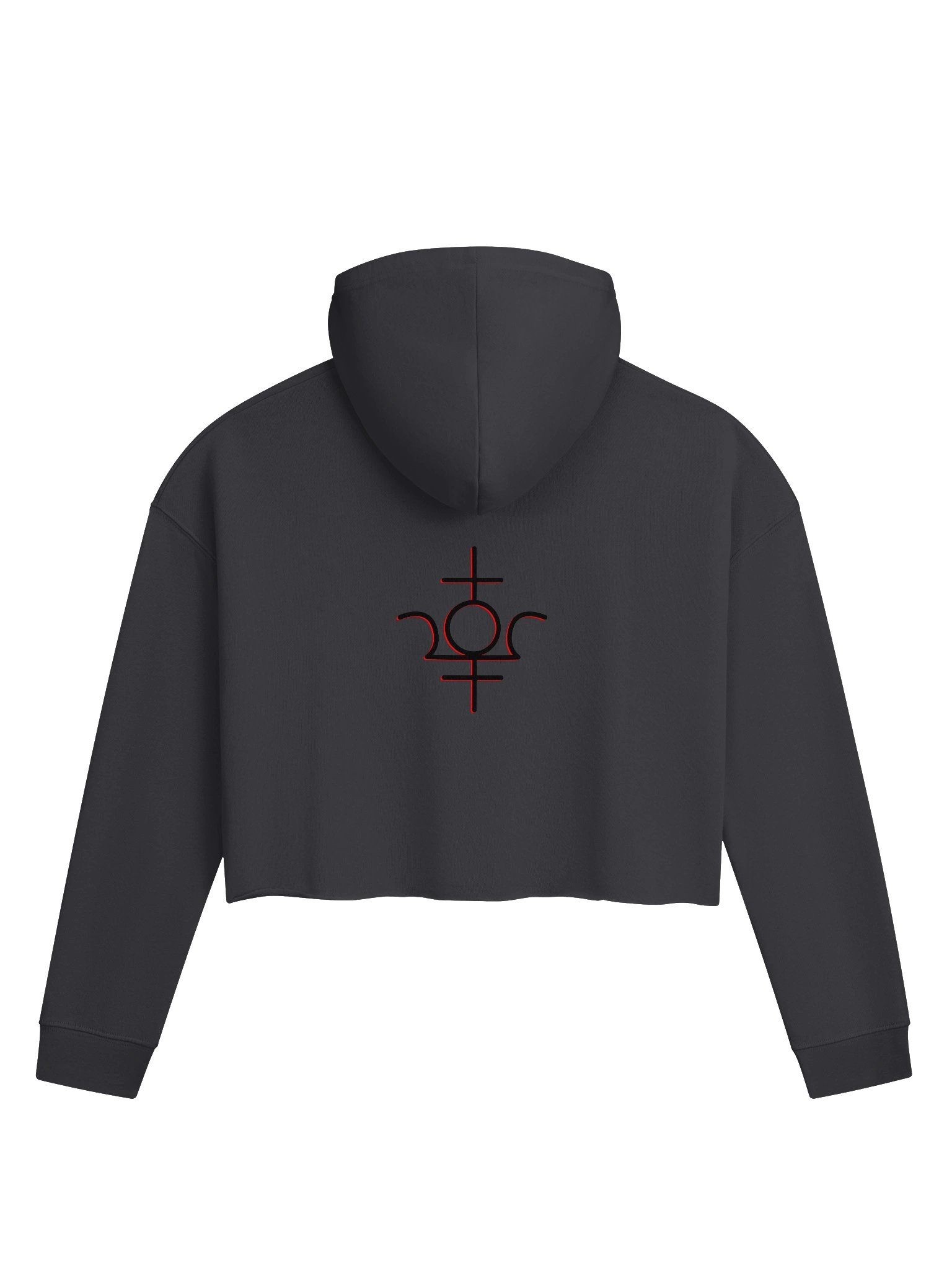 DARK THOUGHT CRIMEZ Neon Pixel Crop Hoodie product image (2)