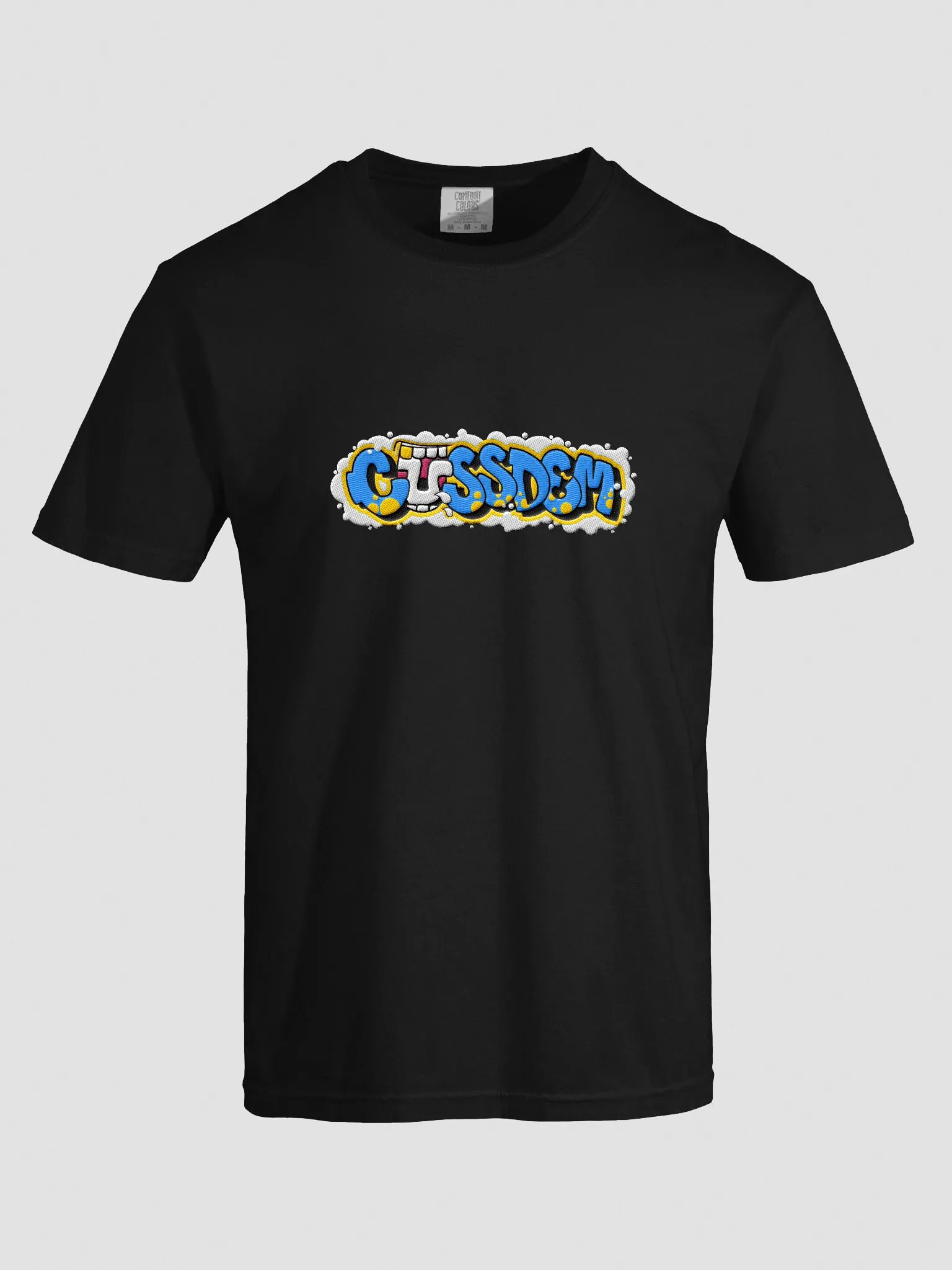 CUSSDEM Graffiti BLU Tee product image (1)