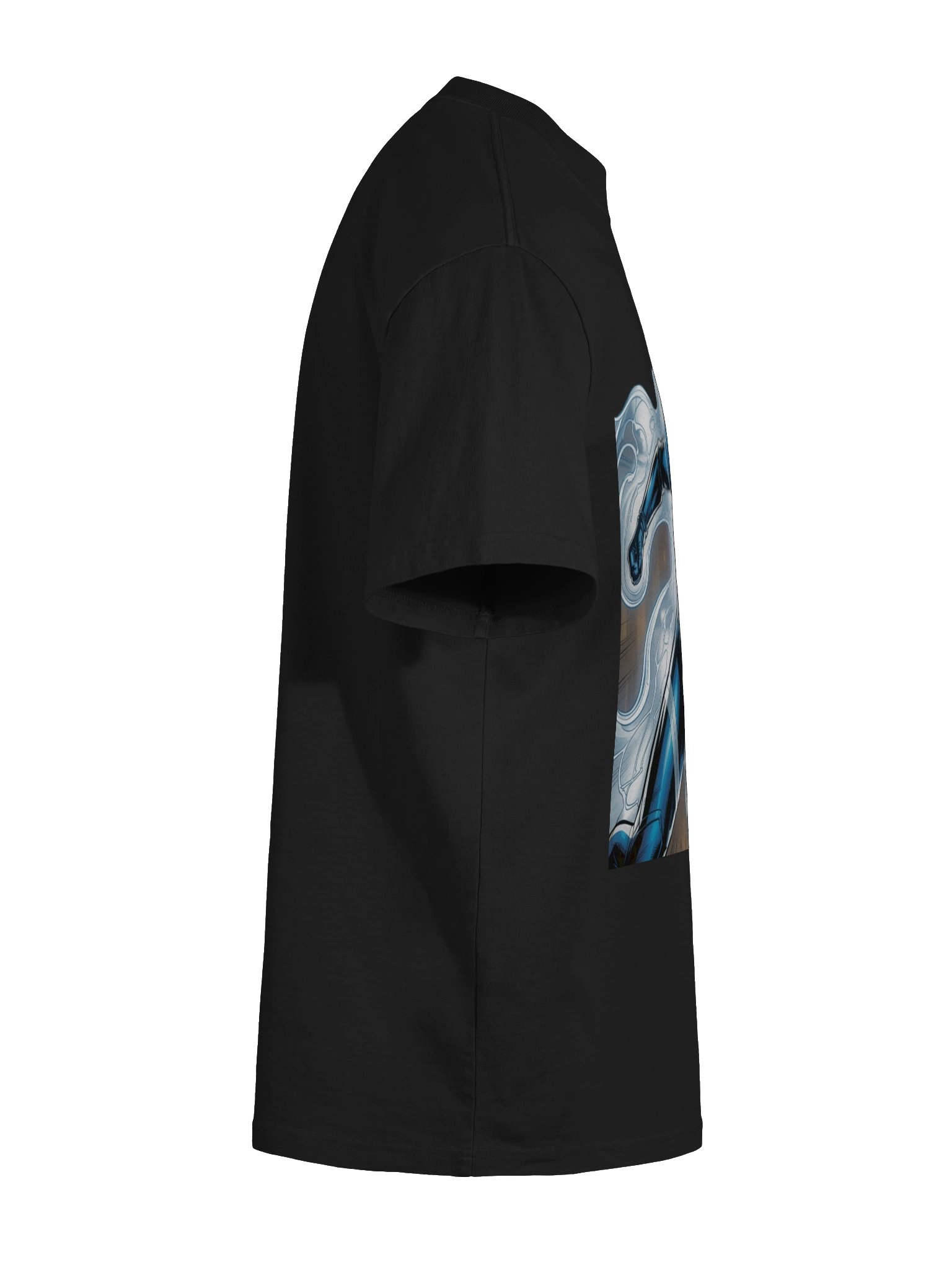 Invisible Woman Ethereal Surge Oversized Faded T-Shirt – Phantom Power Pulse product image (11)