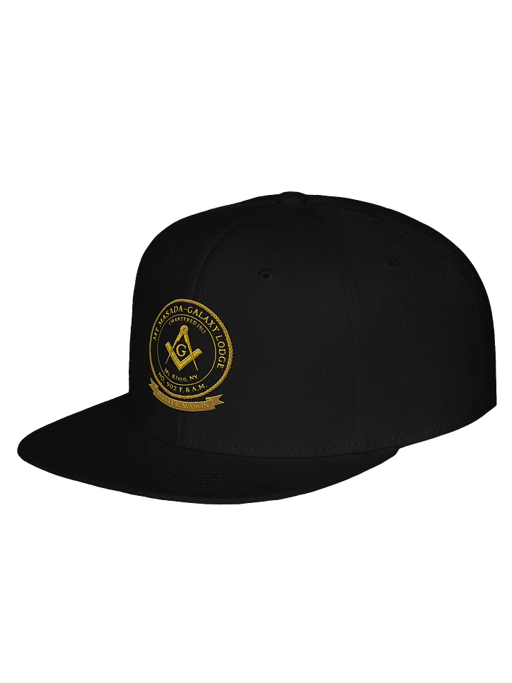 MMG Master Mason Embroidered Logo Wool Blend Snapback Cap product image (2)