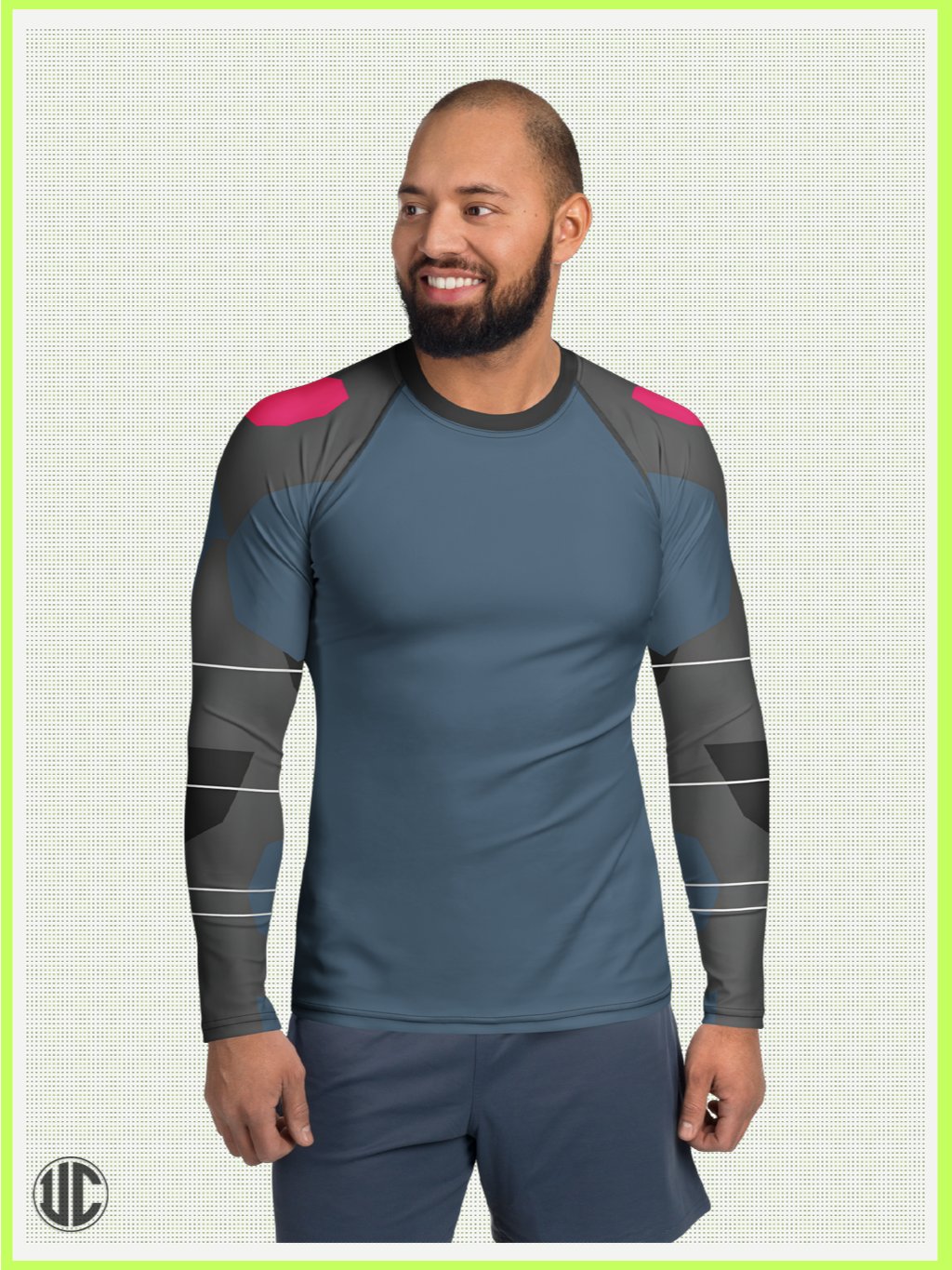 Remy’s Dead Channel – Men’s Rash Guard product image (1)