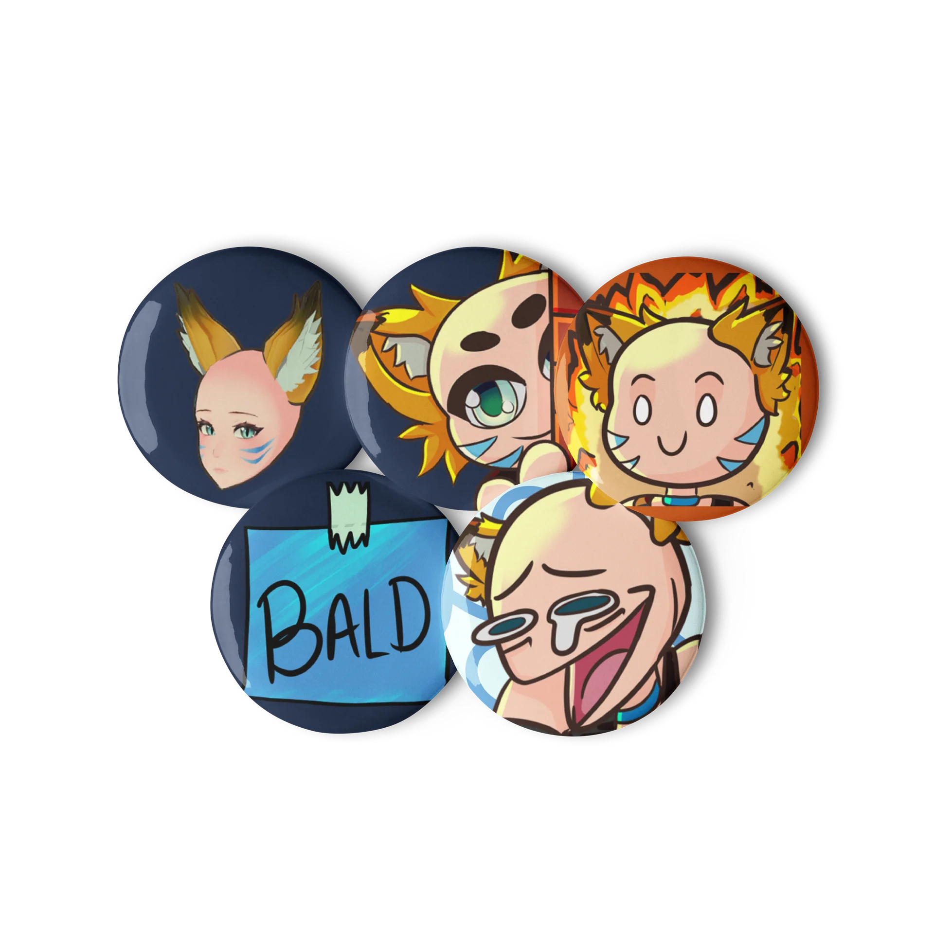 Baldcee Button Merch product image (3)