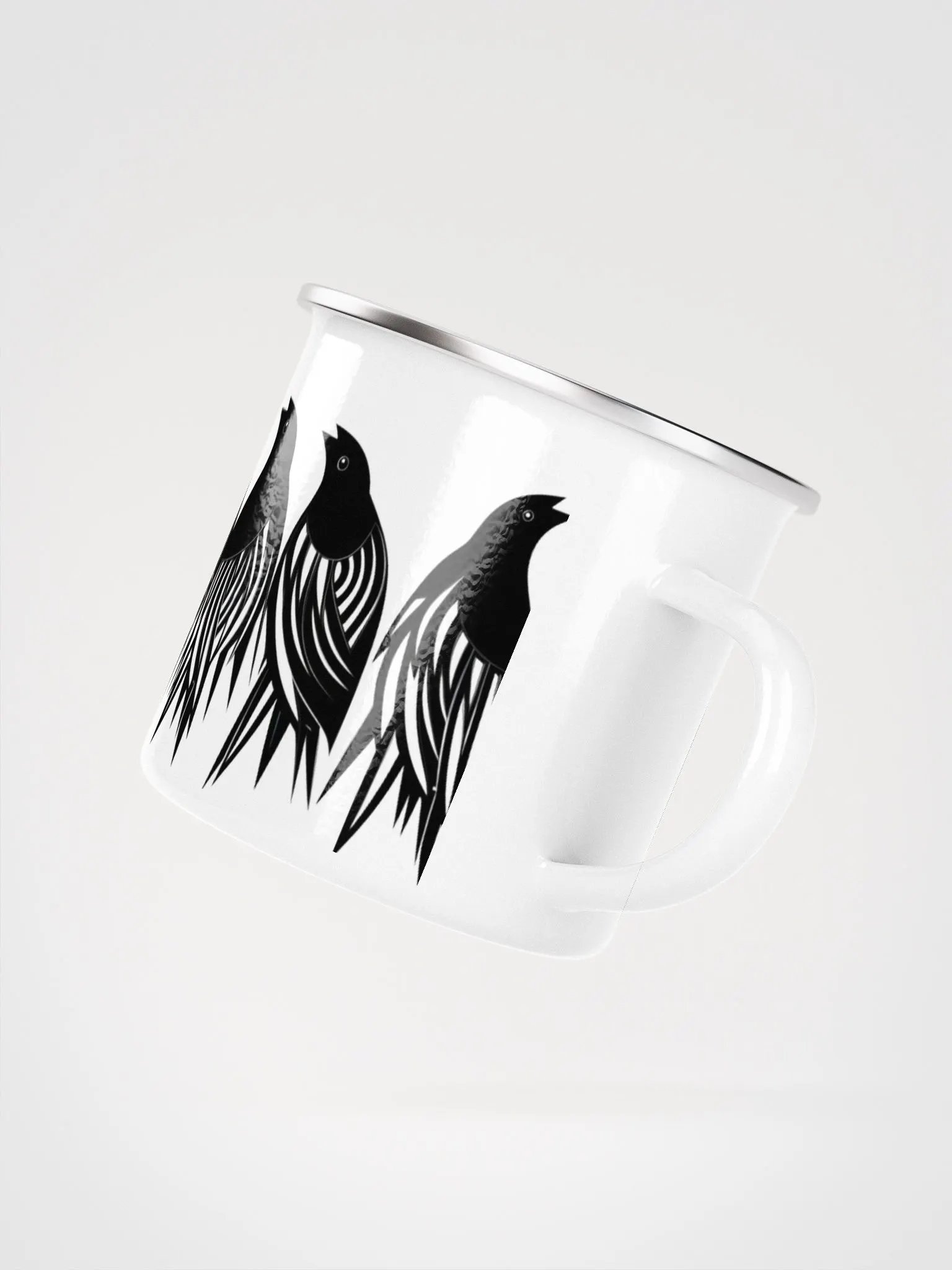 Crow Pattern Mug for Your Outdoor Adventures product image (3)