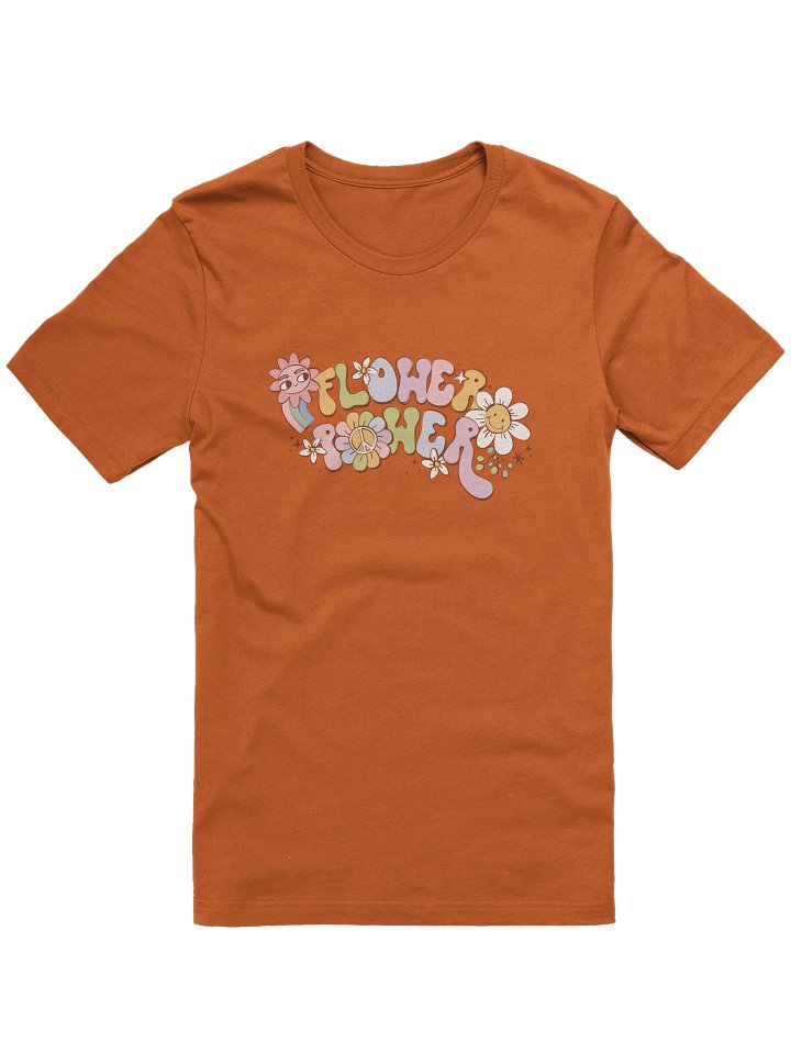 Winking Flower Power Retro T-Shirt | Groovy 70s Character Tee product image (1)