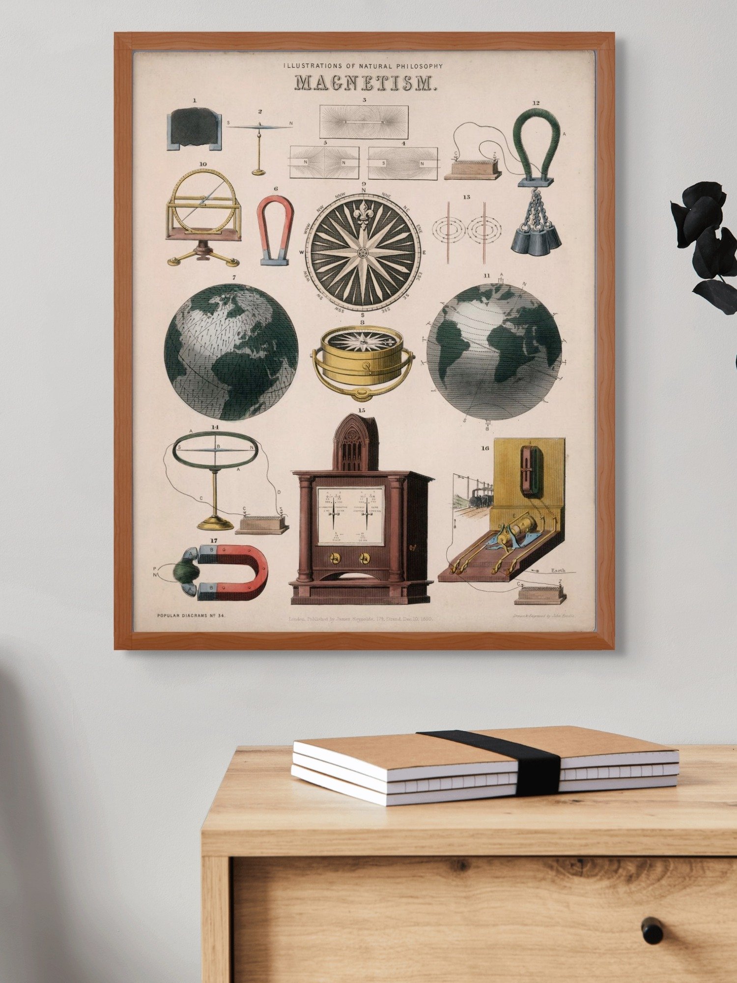 Magnetism Study Matte Poster product image (2)