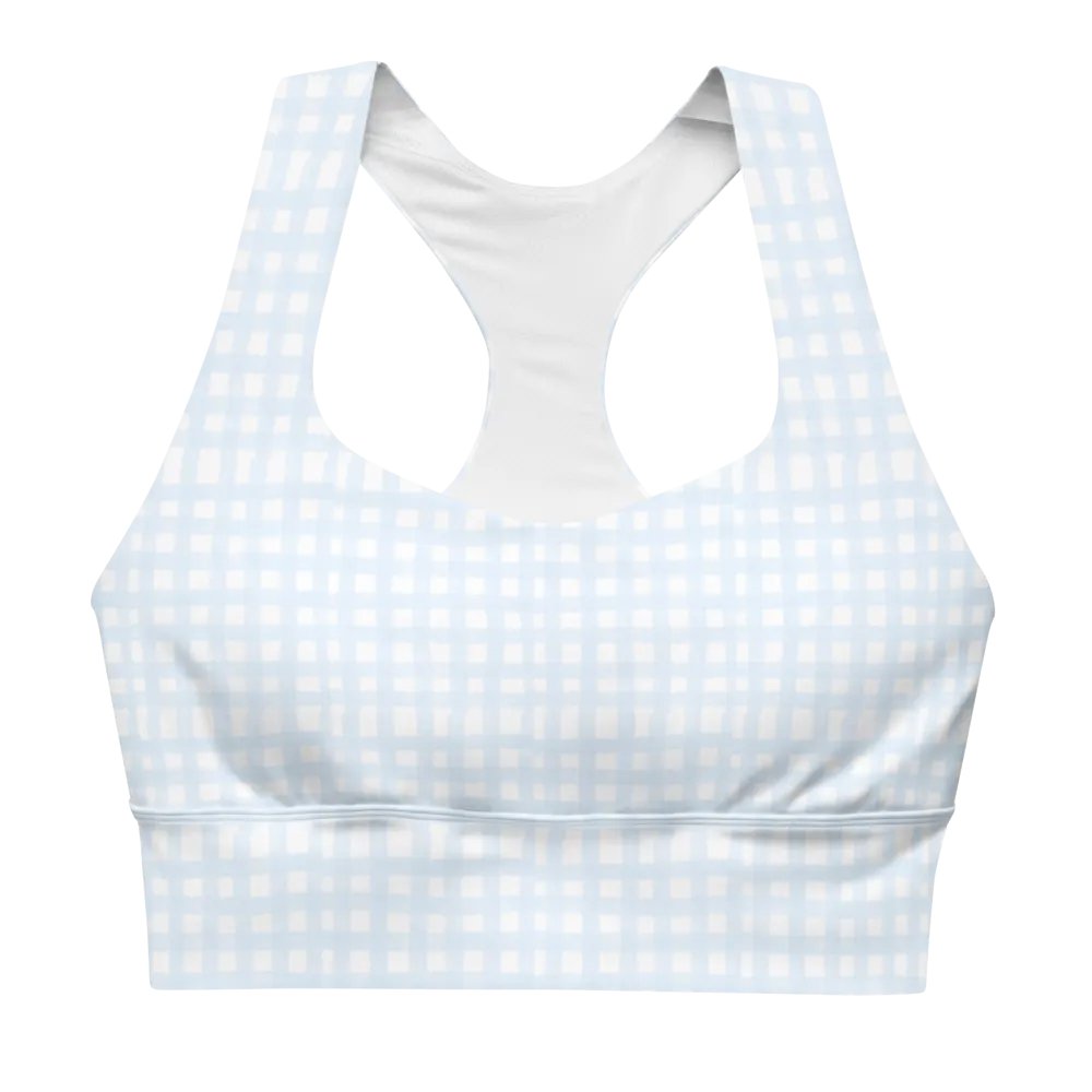 GINGHAM SPORTS BRA product image (1)