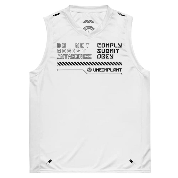 The Statement Basketball Tank Top - White product image (2)