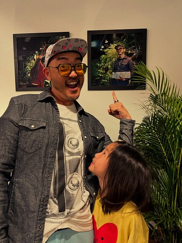 Made our professional modeling debut at @lisakcho’s art opening at @plantoemcafe. Be sure to swing by and see her incredible ...