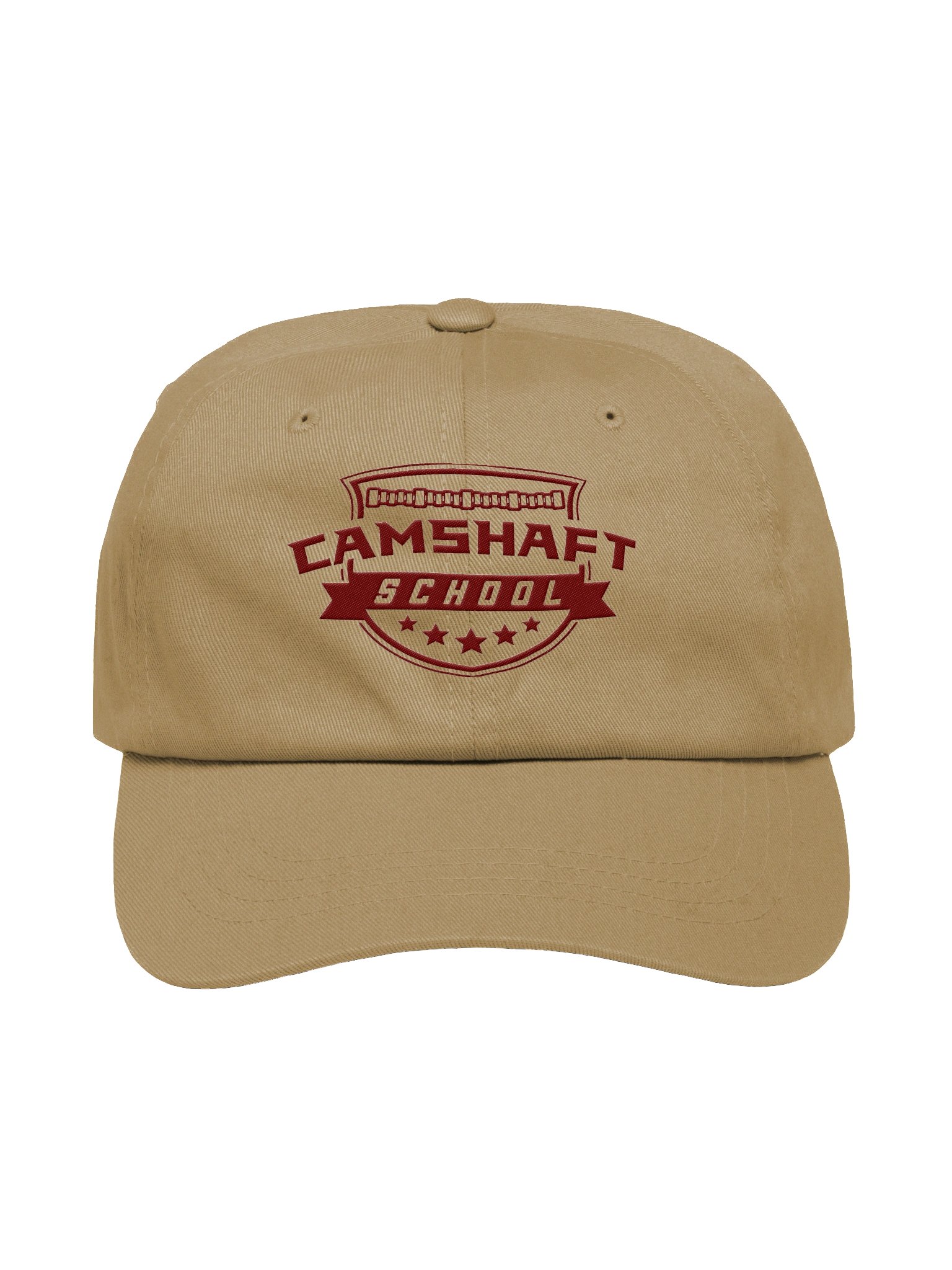 Hat - Red on Khaki product image (1)