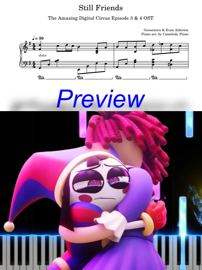 Still Friends TADC Piano Cover by Camelody Piano product image (1)